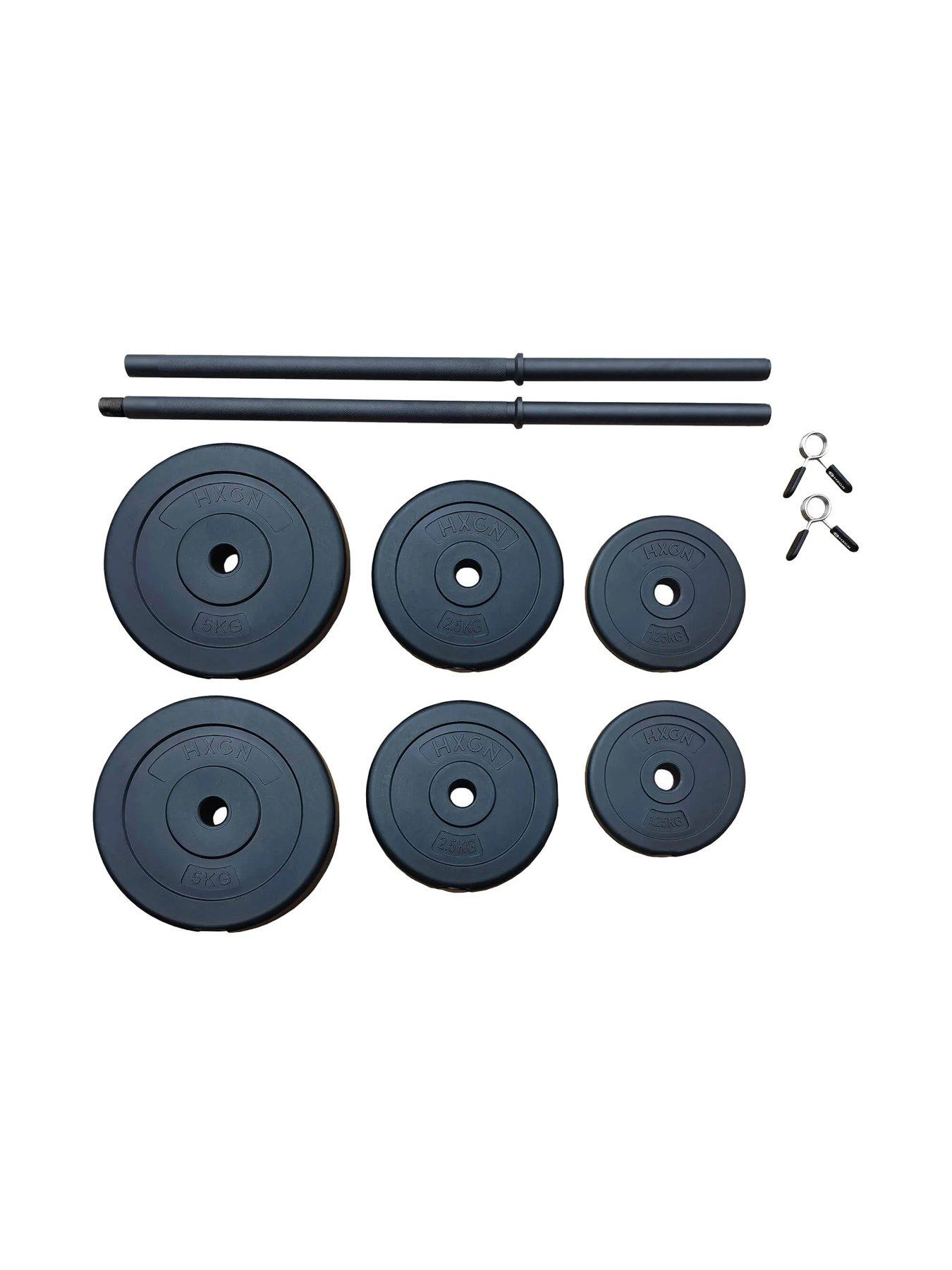  image of hxgn-20kg-adjustable-barbell-weight-set