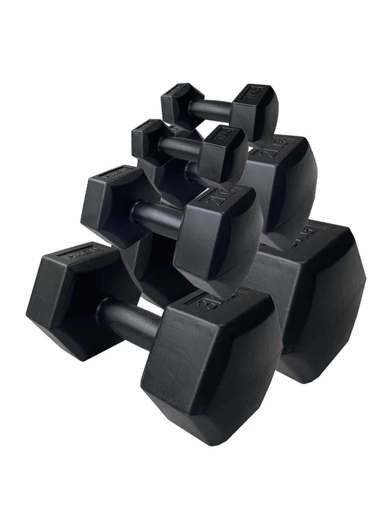 Image 1 of 7 of HXGN 12kg Hex Dumbbell Set
