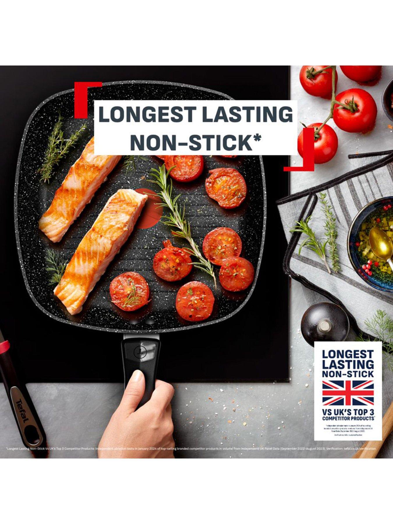 Image 3 of 8 of Tefal Expertise Plus Induction Non-stick Grill Pan 26cm