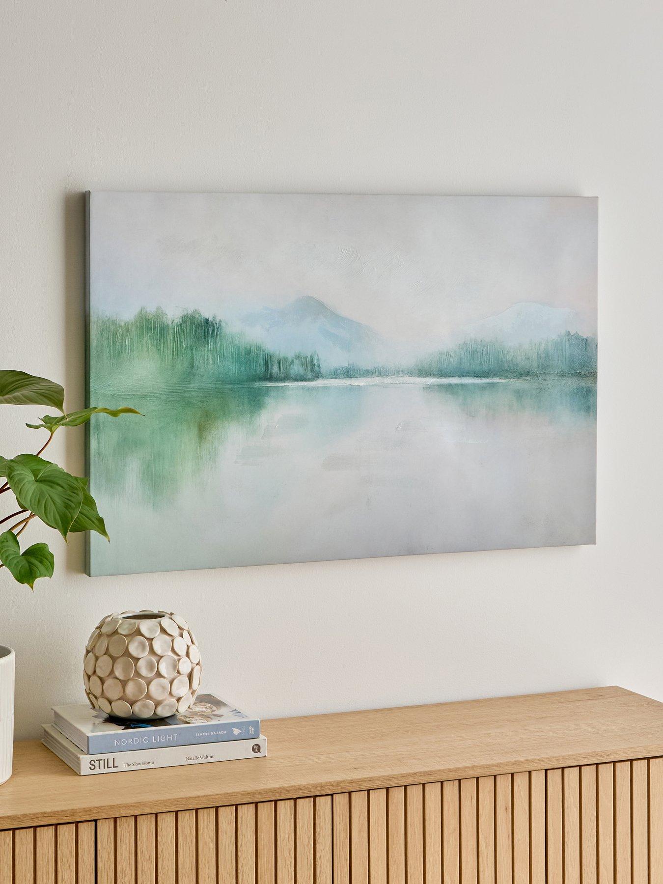 Image 1 of 7 of The Very Collection Printed Lake Canvas 60x90cm - FSC&reg; Certified