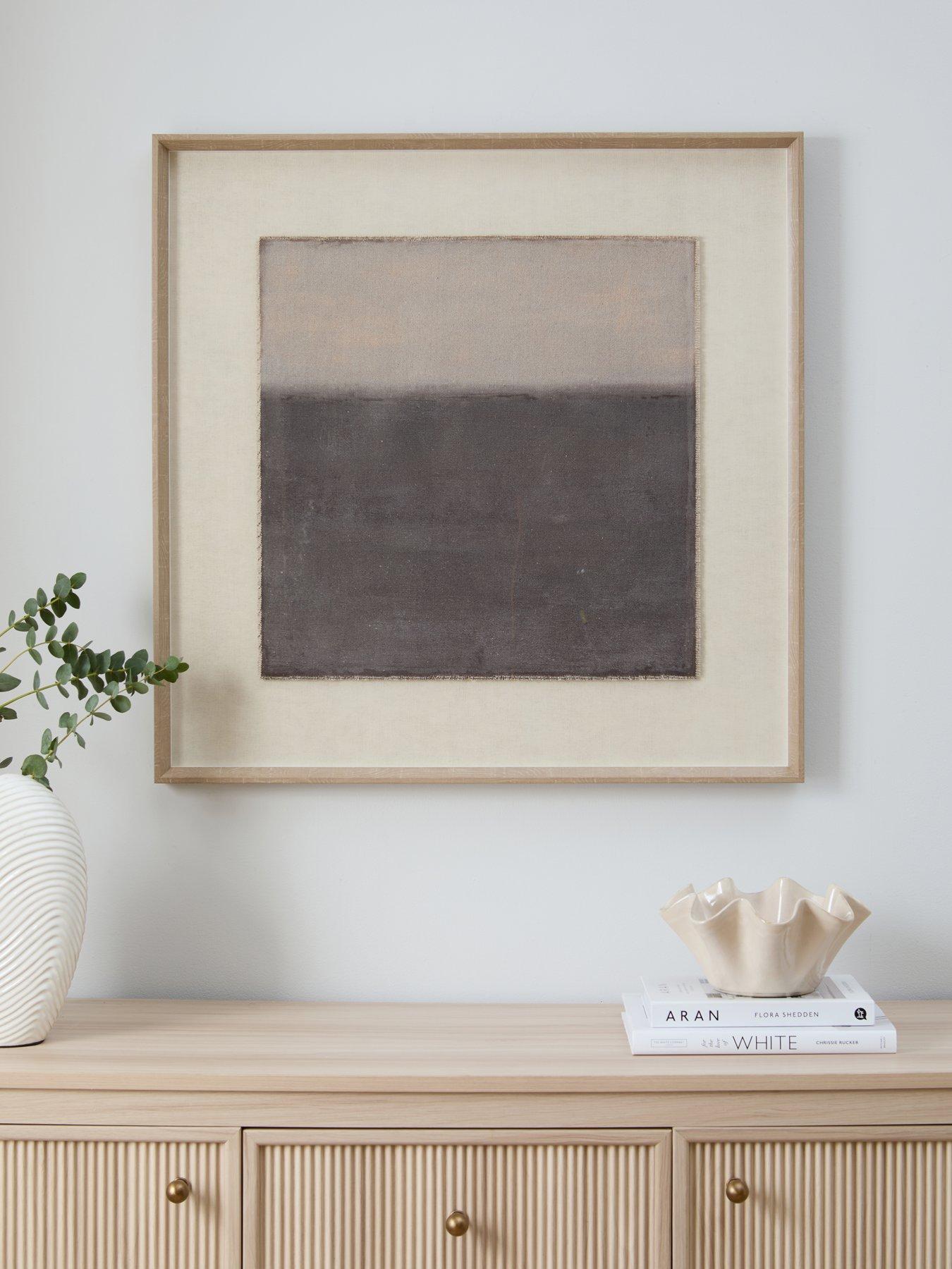 The Very Collection Framed Brown Canvas 80cm - FSC® Certified