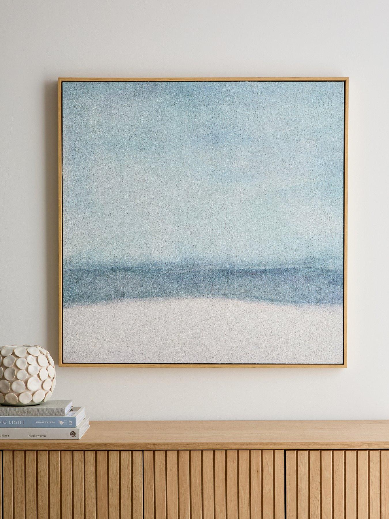 The Very Collection Blue Ombre Textured Canvas 80cm - FSC® Certified