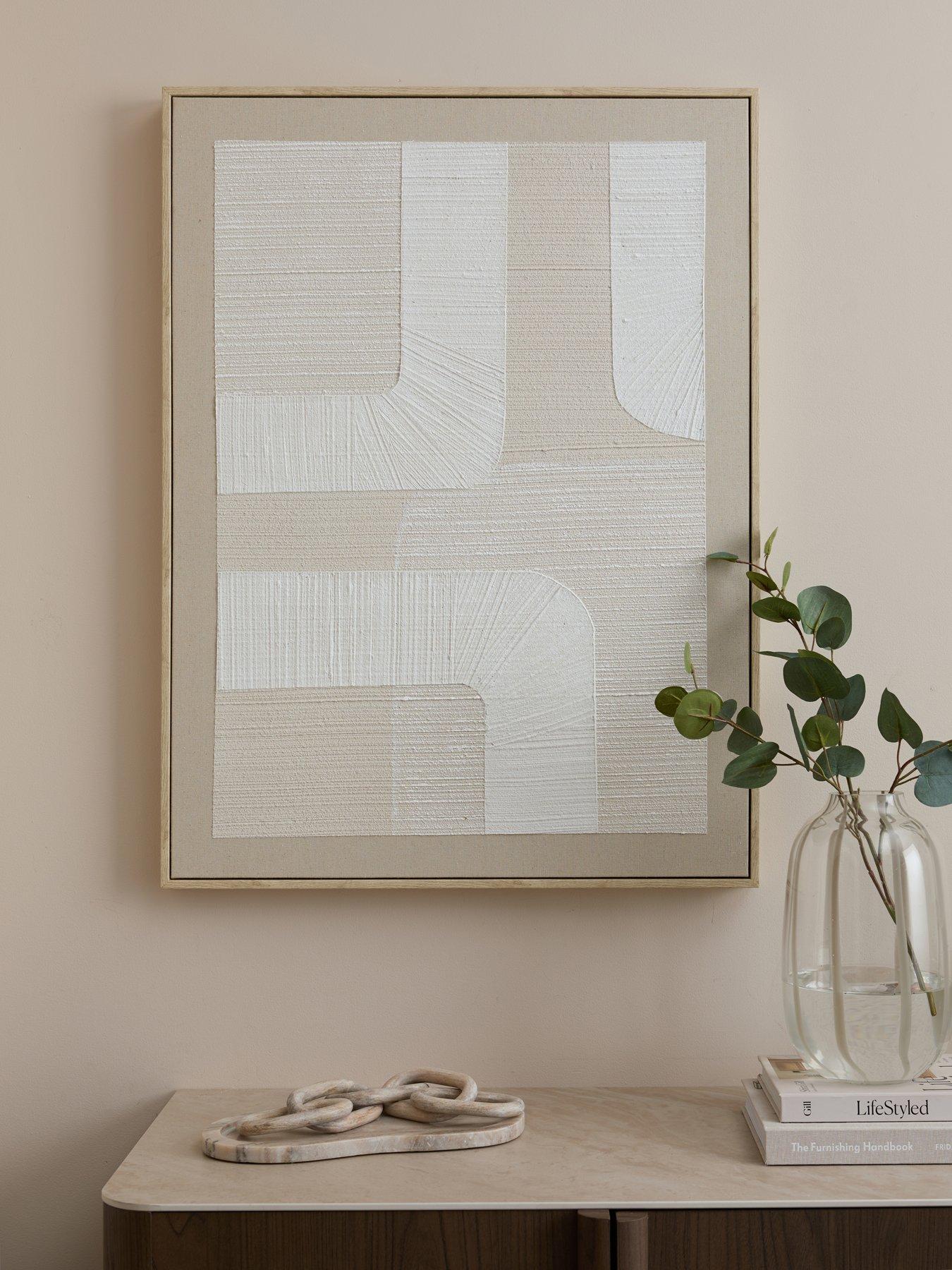 The Very Collection Capped Faded Abstract Canvas 60x80cm - FSC® Certified