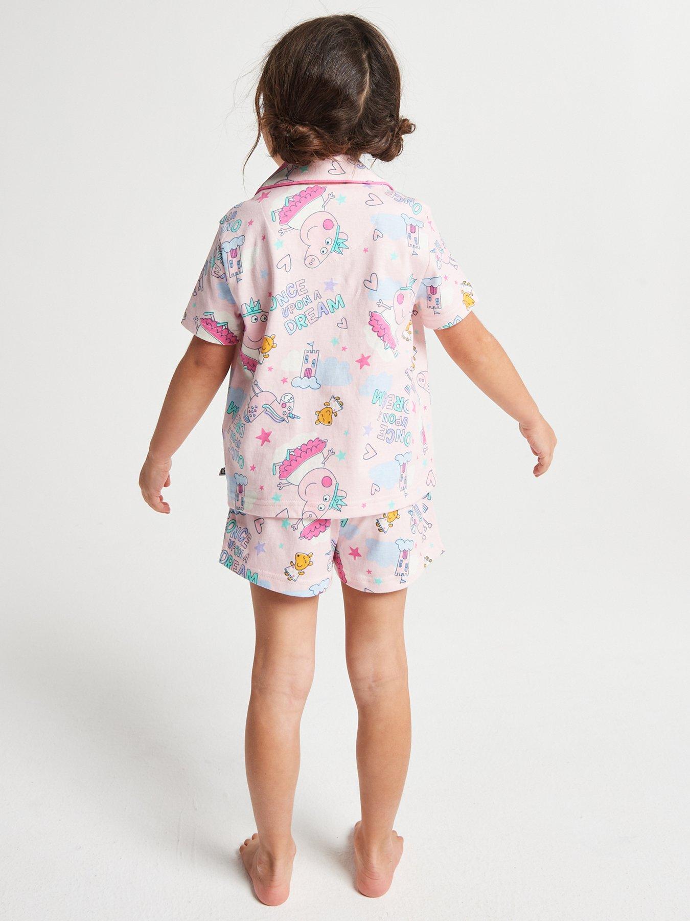 Image 2 of 6 of Brand Threads Peppa Pig Short Pyjama Set