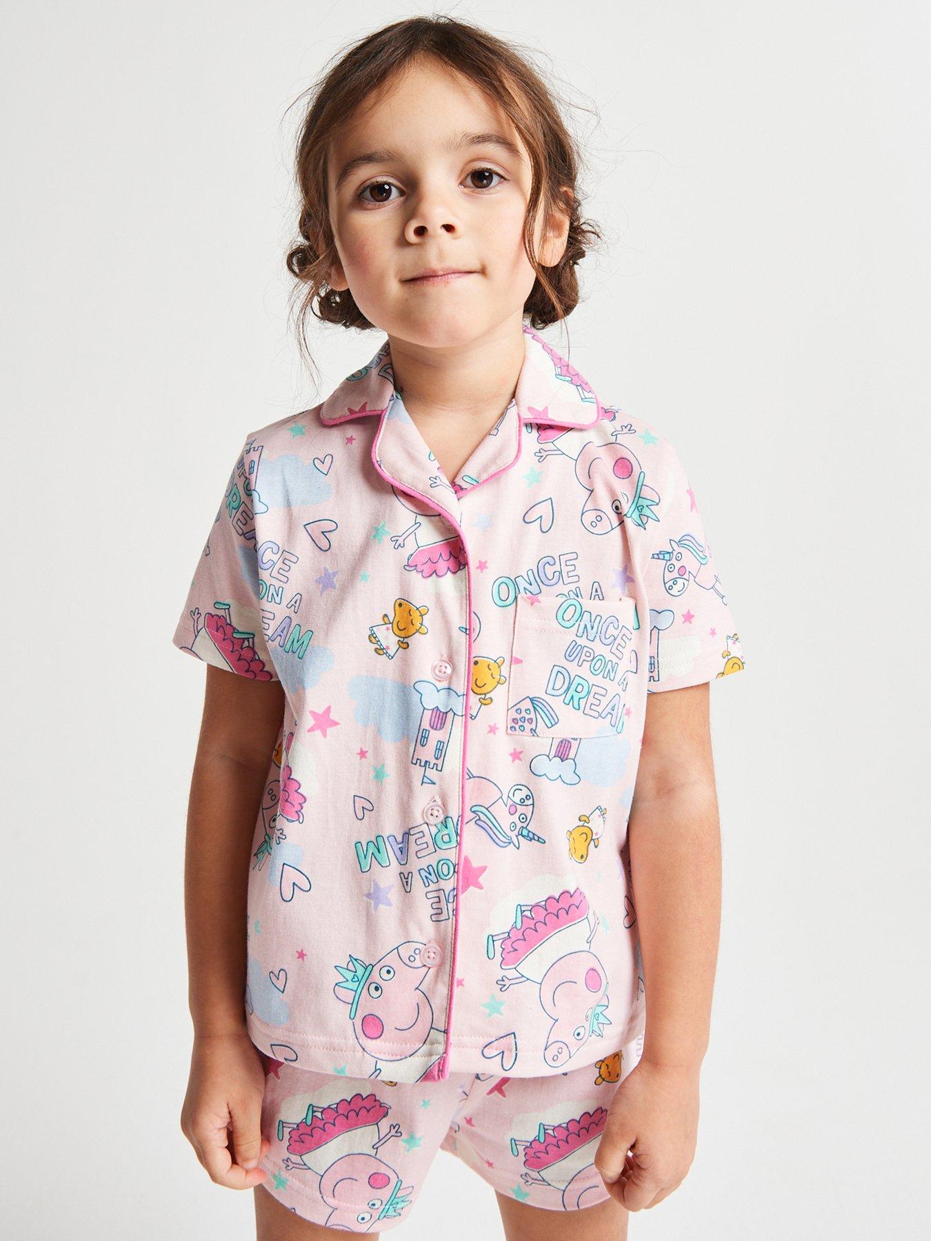 Image 3 of 6 of Brand Threads Peppa Pig Short Pyjama Set
