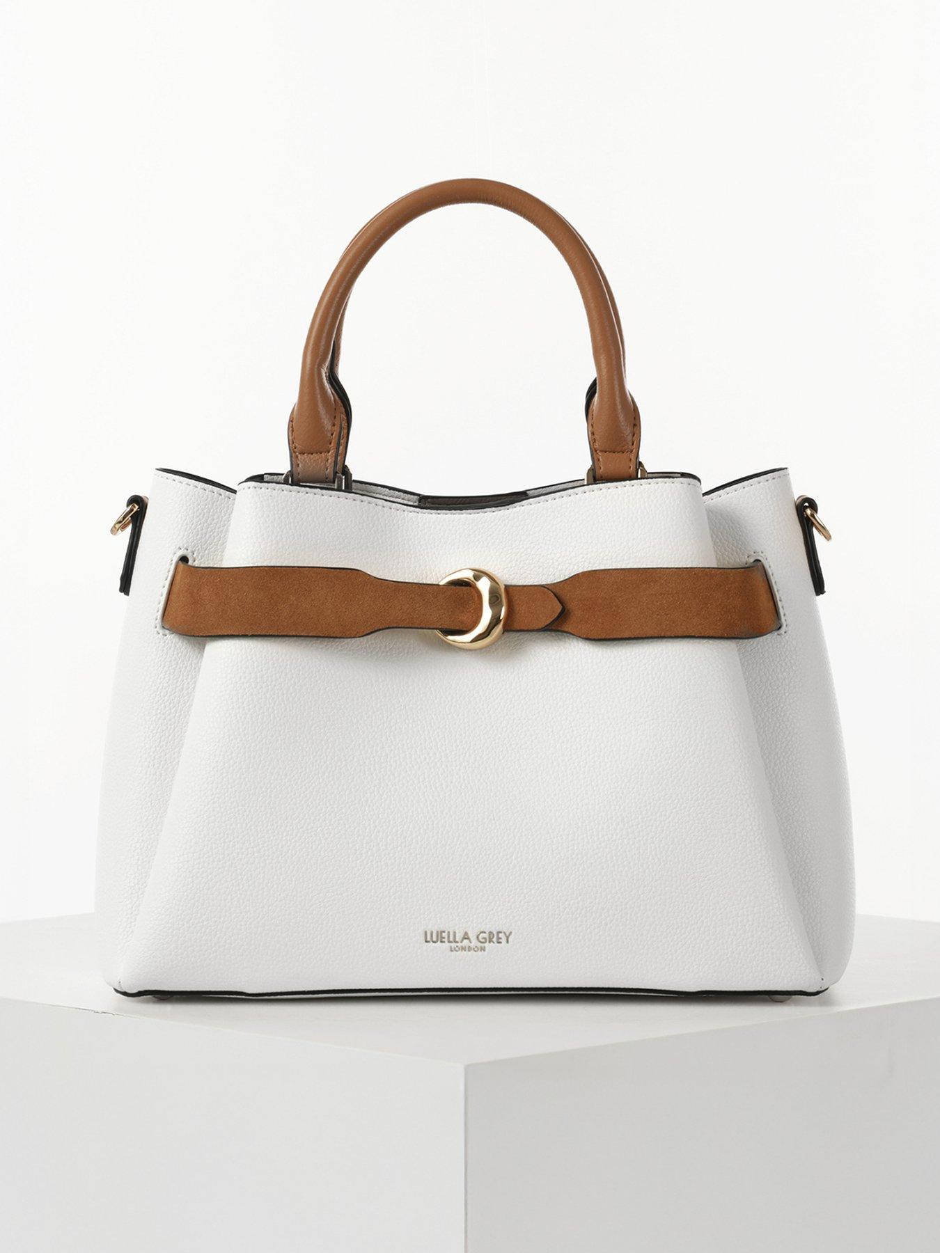 Image 1 of 6 of Luella Grey Roxy Medium Tote In White