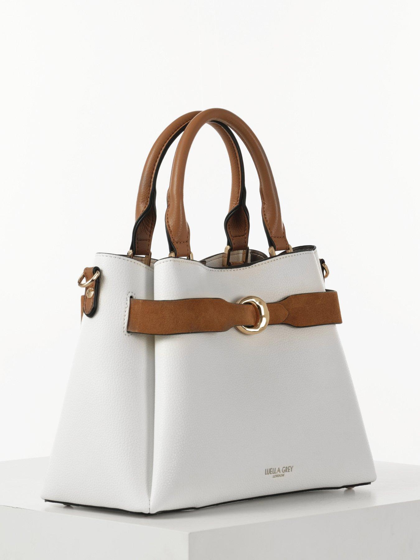 Image 3 of 6 of Luella Grey Roxy Medium Tote In White
