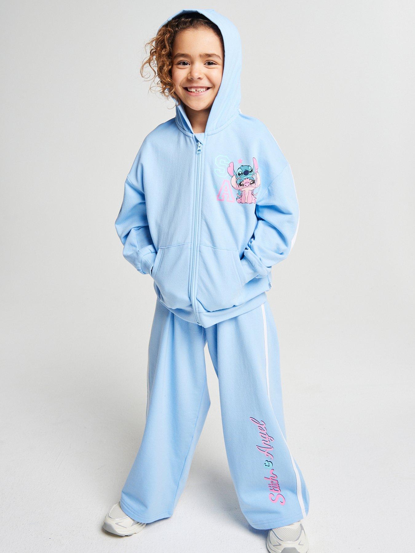 Brand Threads Girls Stitch 2-Piece Jog Set