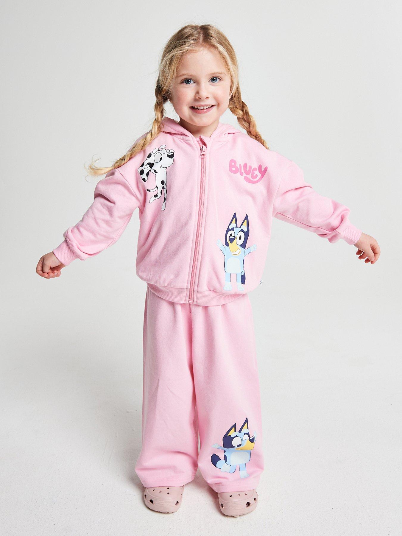 Brand Threads Girls Bluey 2-Piece Jog Set