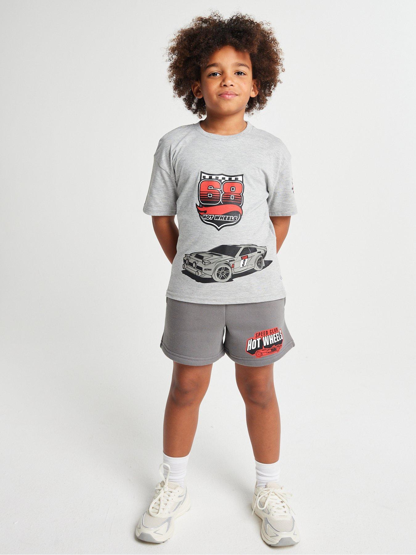  image of brand-threads-boys-hot-wheels-daywear-set