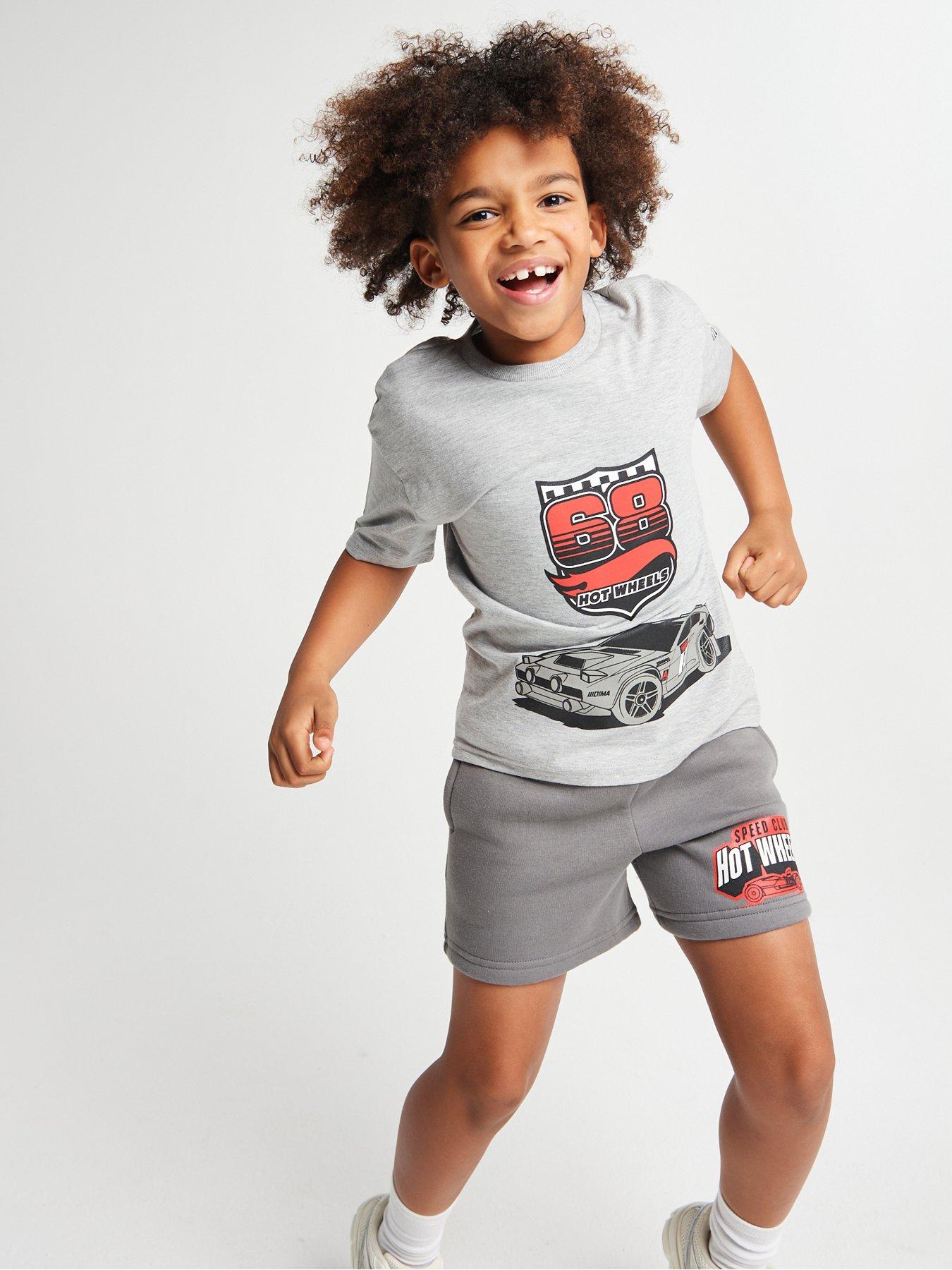  image of brand-threads-boys-hot-wheels-daywear-set