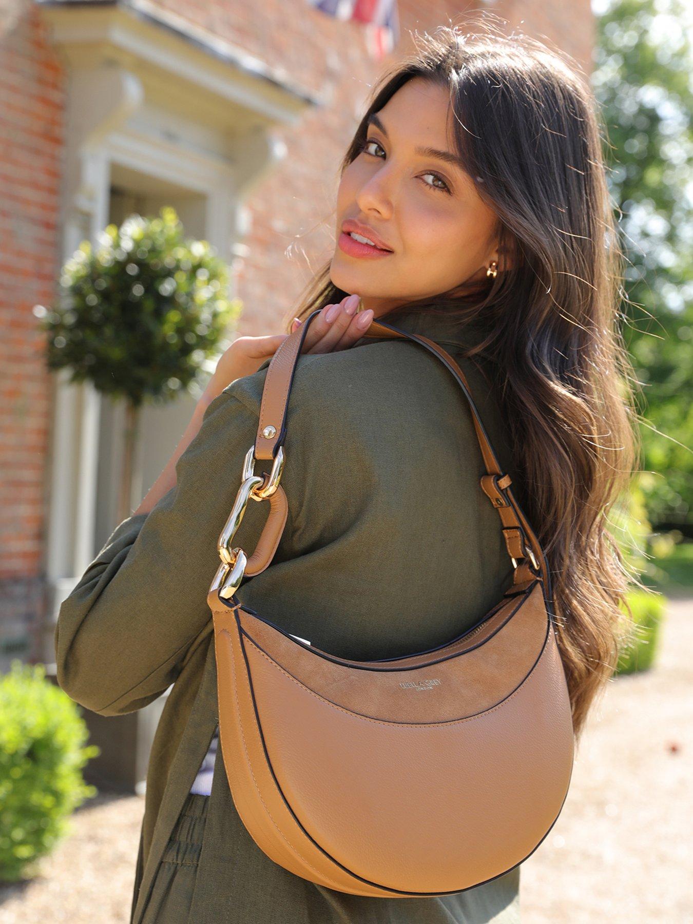 Image 2 of 7 of Luella Grey Hester Medium Shoulder Bag In Camel
