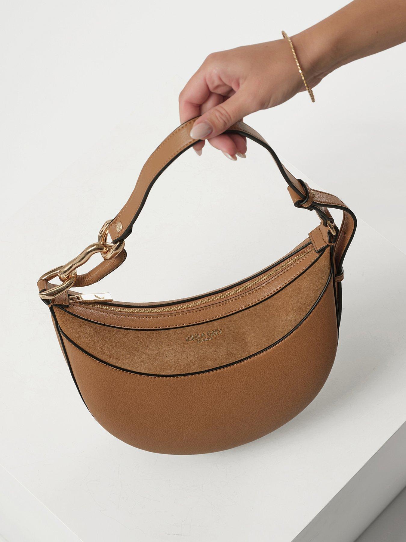 Image 4 of 7 of Luella Grey Hester Medium Shoulder Bag In Camel