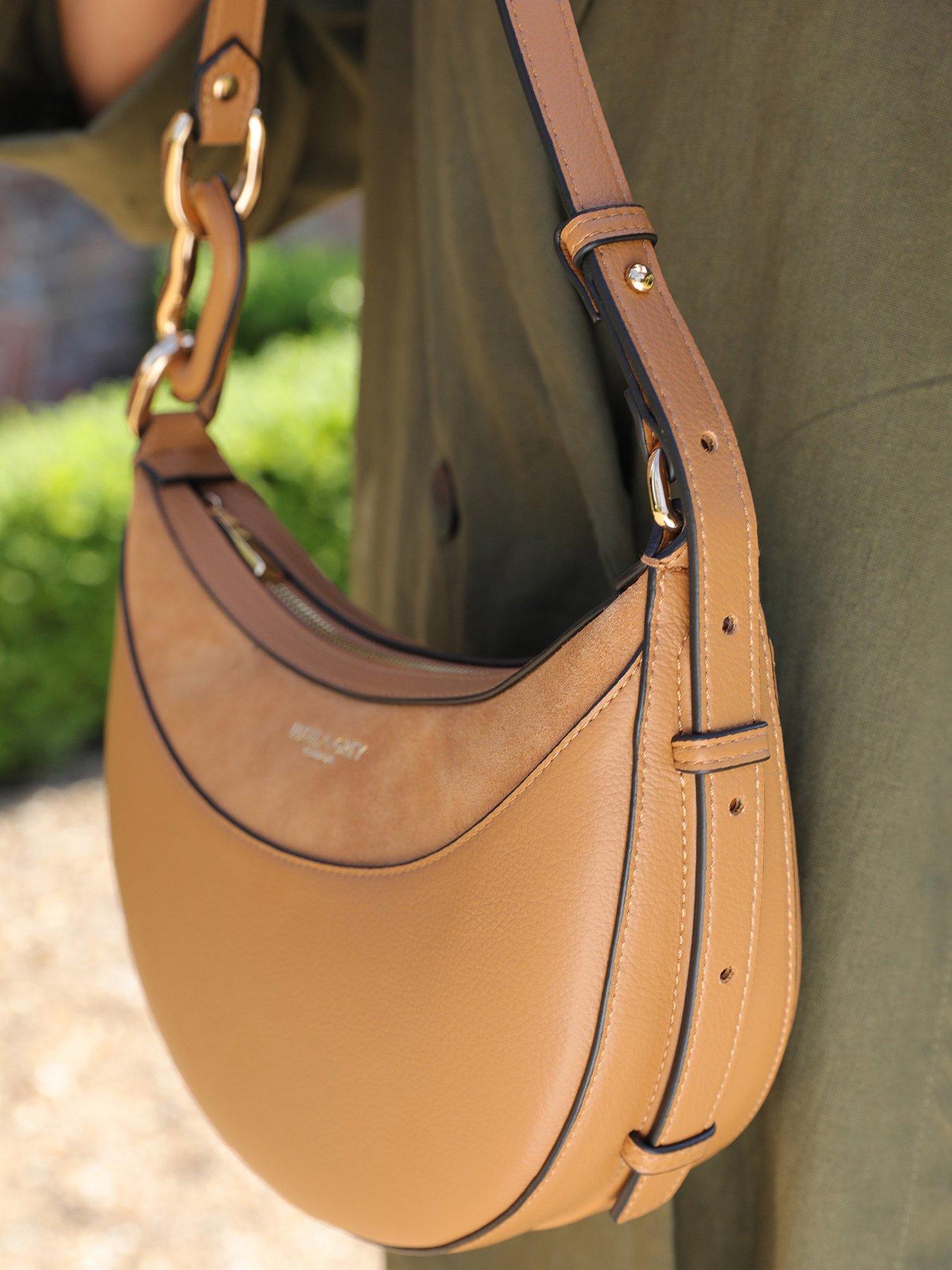 Image 6 of 7 of Luella Grey Hester Medium Shoulder Bag In Camel