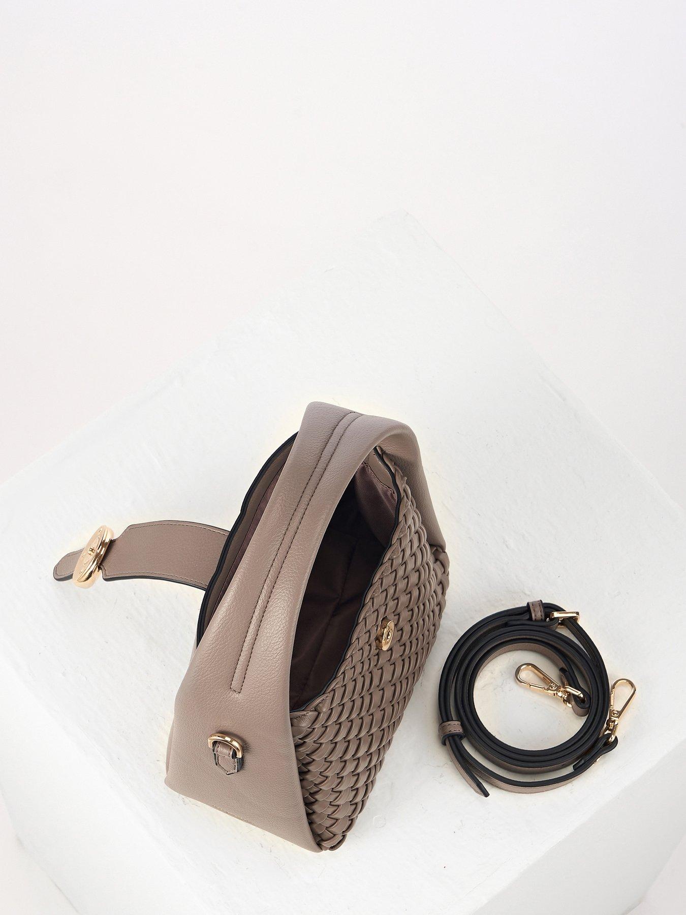 Image 5 of 7 of Luella Grey Maggie Small Weave Crossbody In Peat