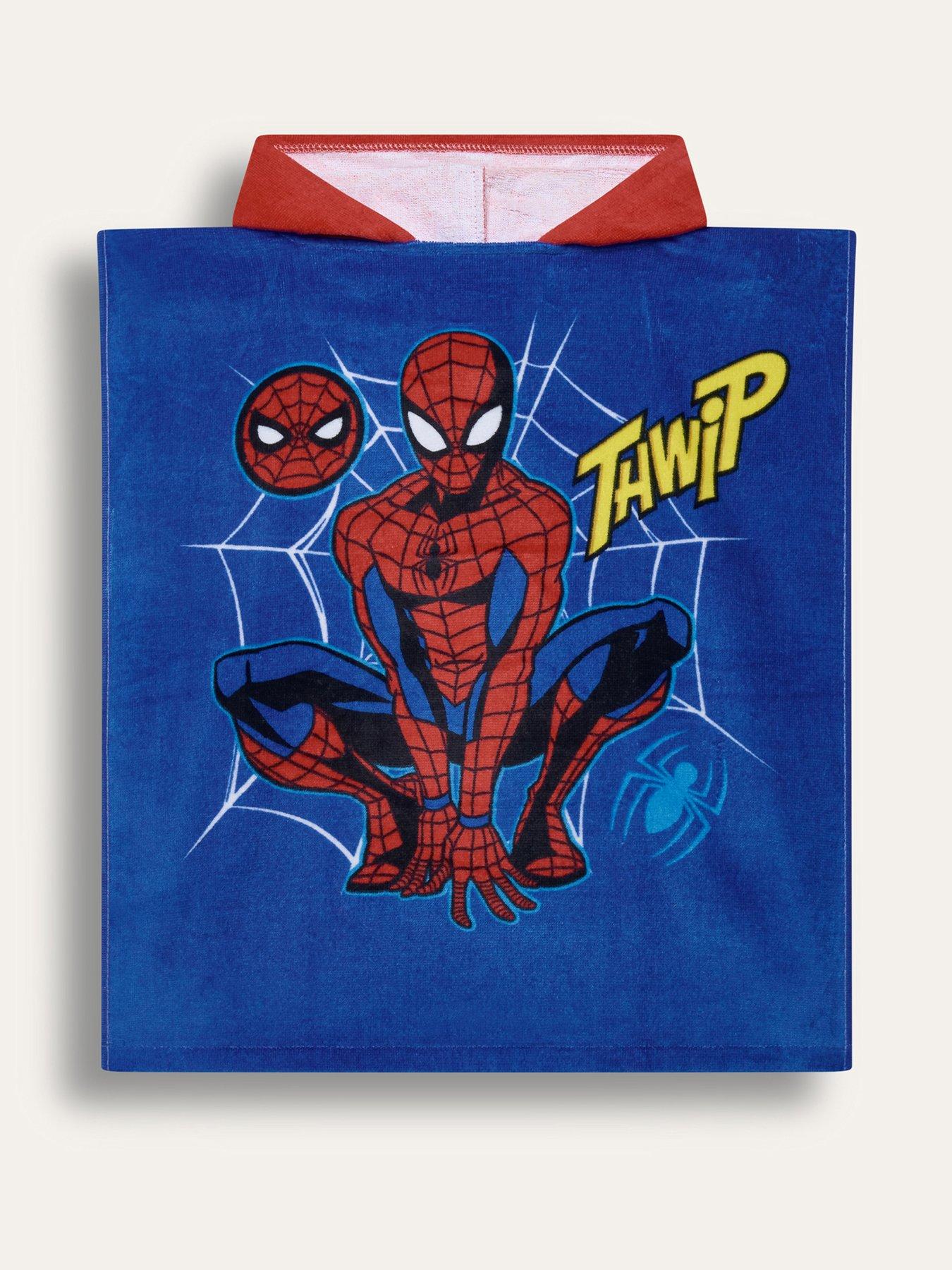 Brand Threads Boys Spiderman Poncho