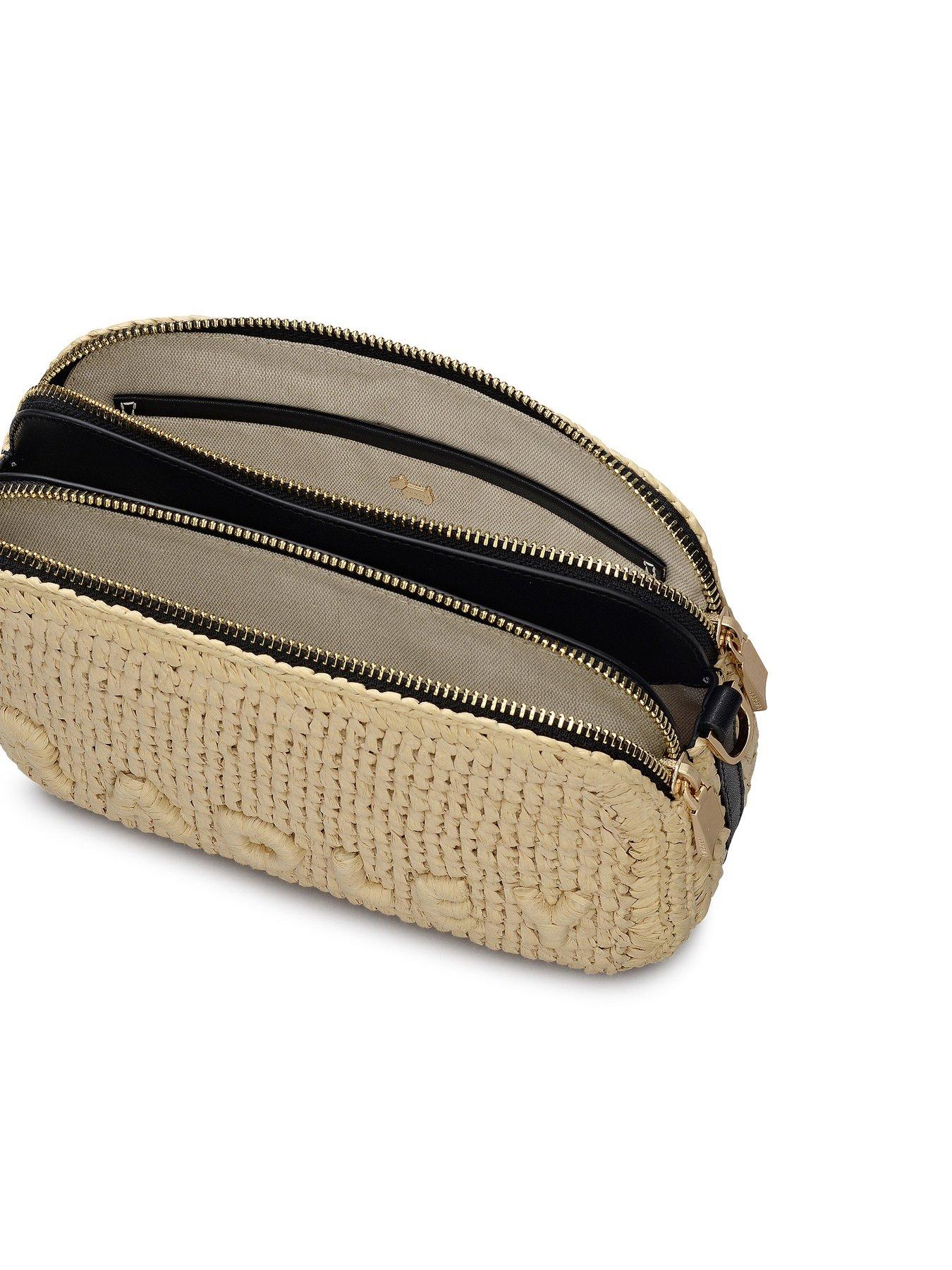  image of radley-dukes-place-raffia-medium-ziptop-cross-body
