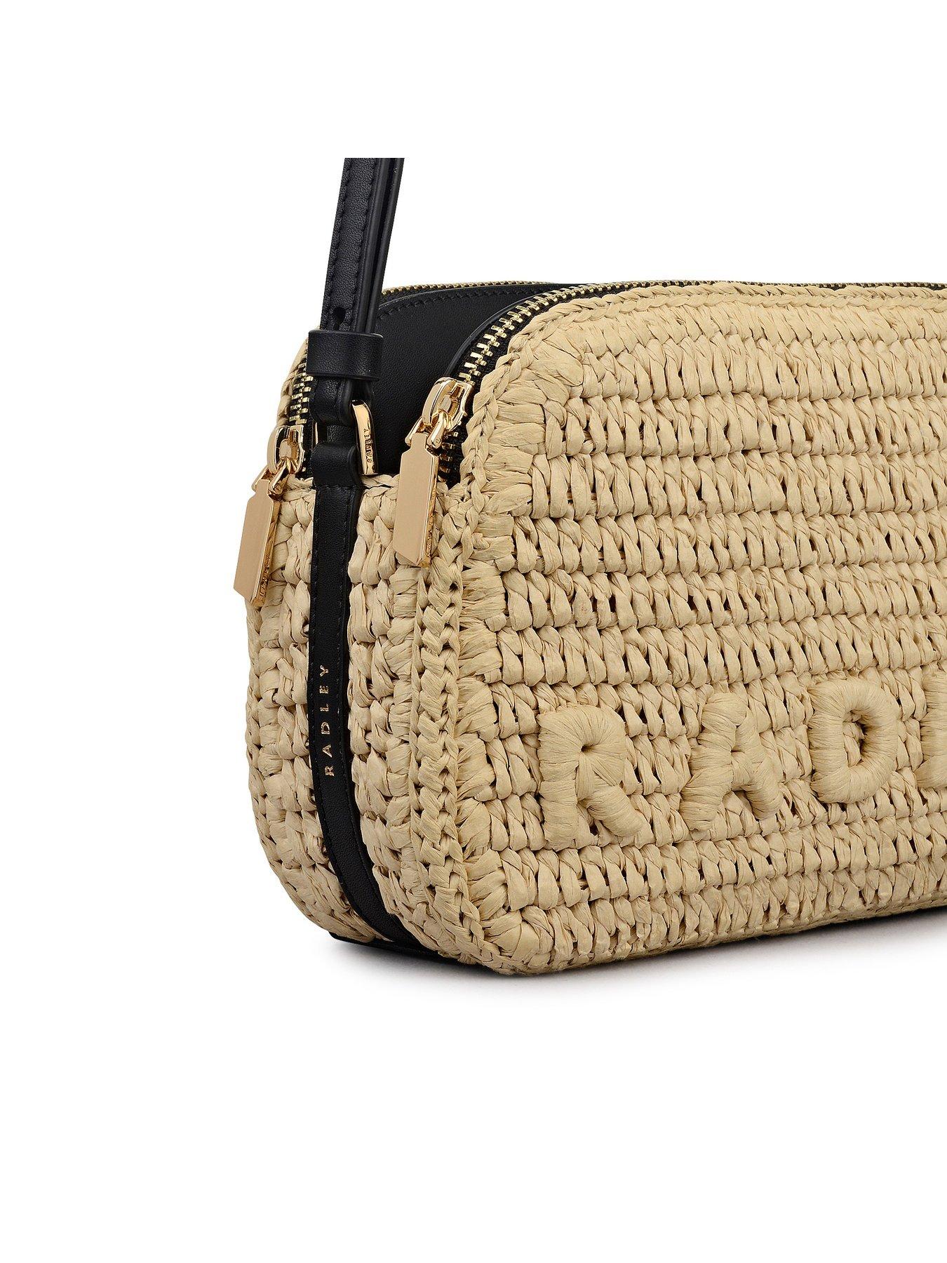  image of radley-dukes-place-raffia-medium-ziptop-cross-body