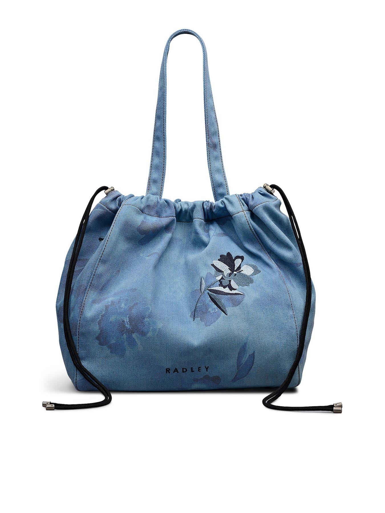  image of radley-eden-row-denim-large-open-top-tote