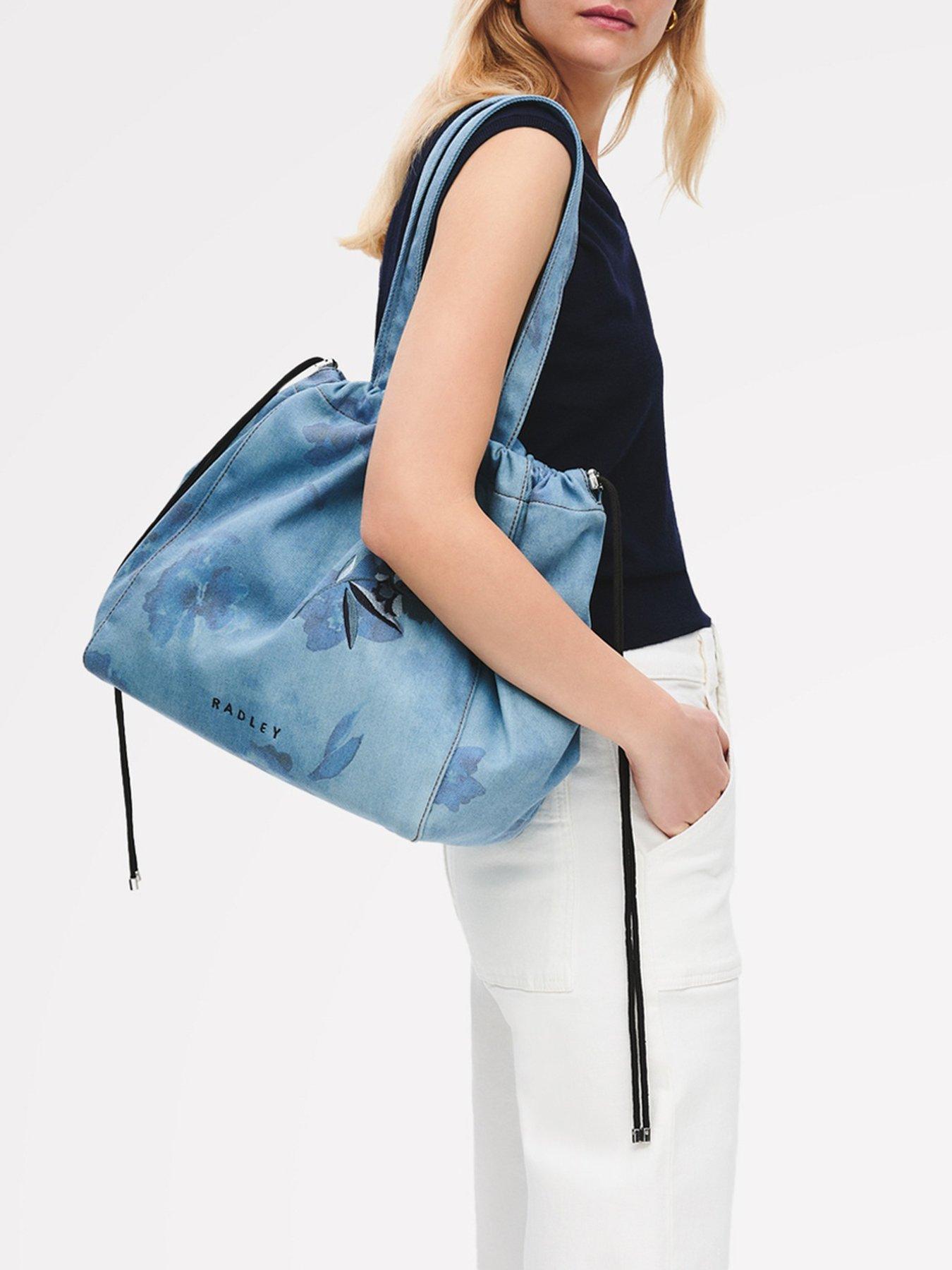 image of radley-eden-row-denim-large-open-top-tote