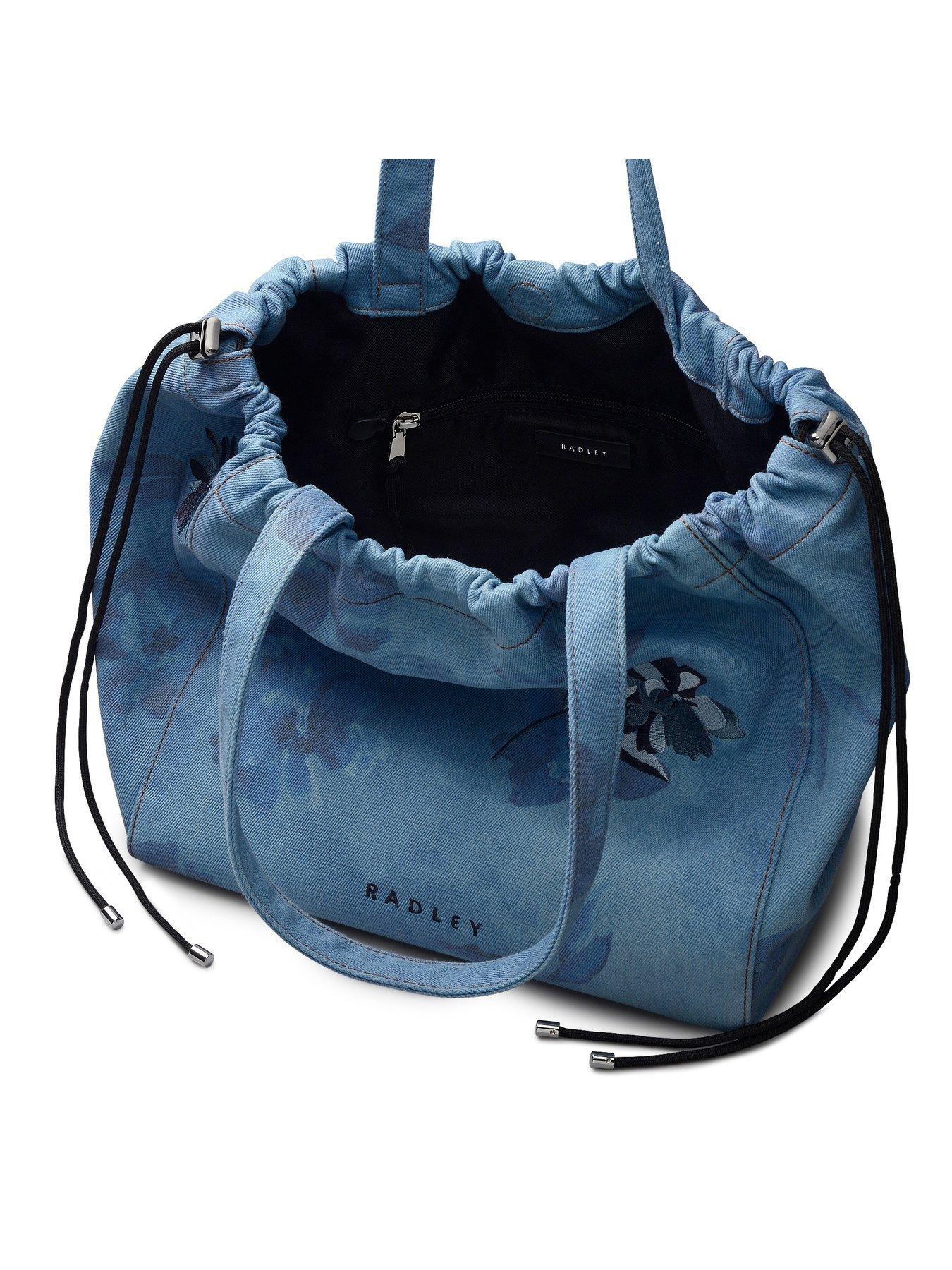  image of radley-eden-row-denim-large-open-top-tote