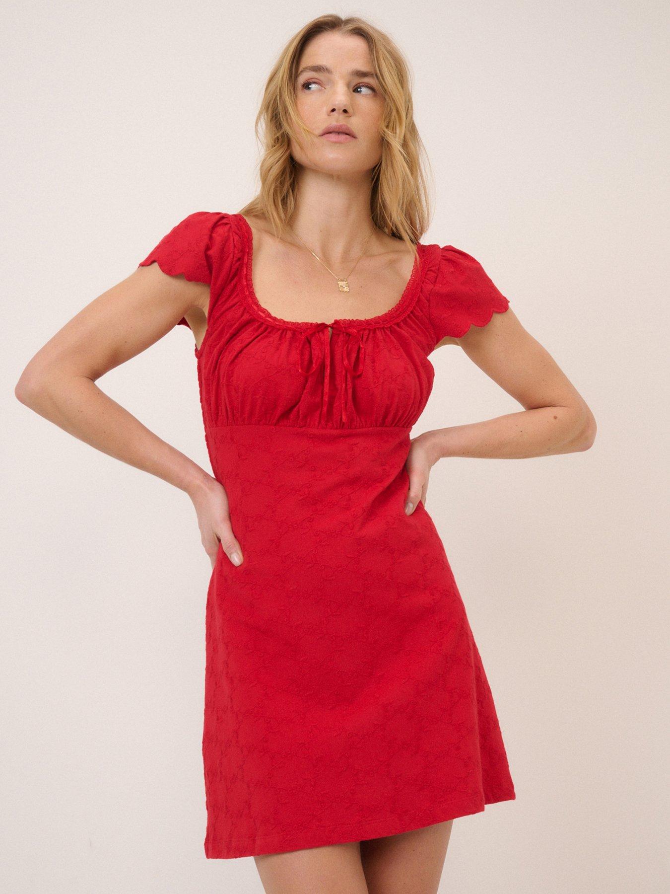 Nobodys Child Melissa Mini Dress - Red