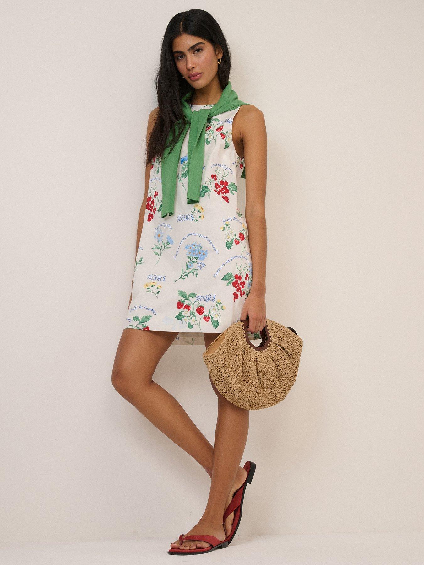 Nobodys Child Henley Mini Dress - White