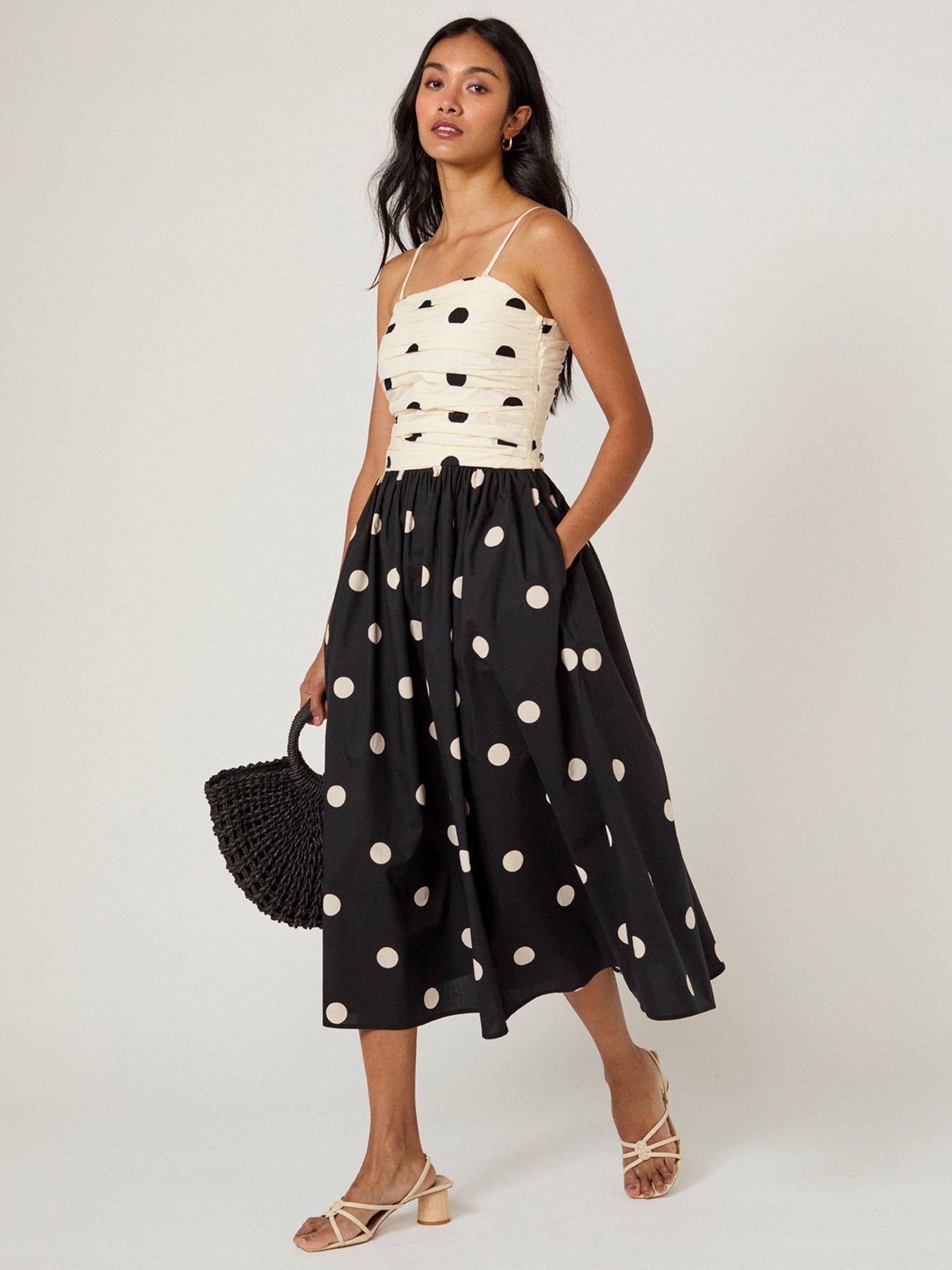 Image 1 of 5 of Nobodys Child Alice Midi Dress - Black