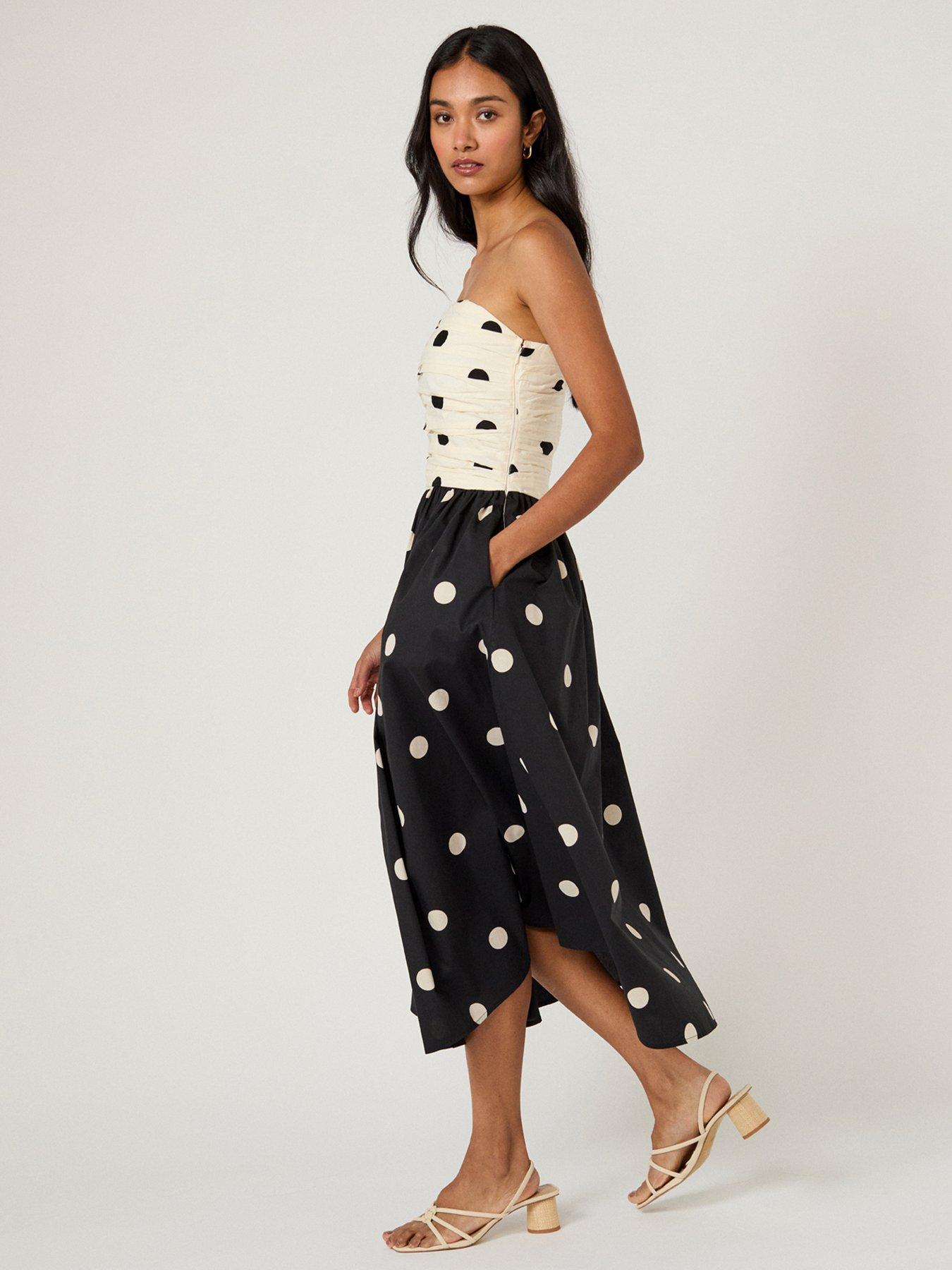 Image 2 of 5 of Nobodys Child Alice Midi Dress - Black