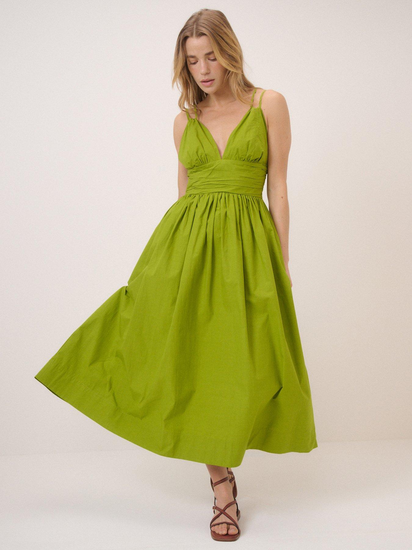 Nobodys Child Dua Midaxi Dress - Green