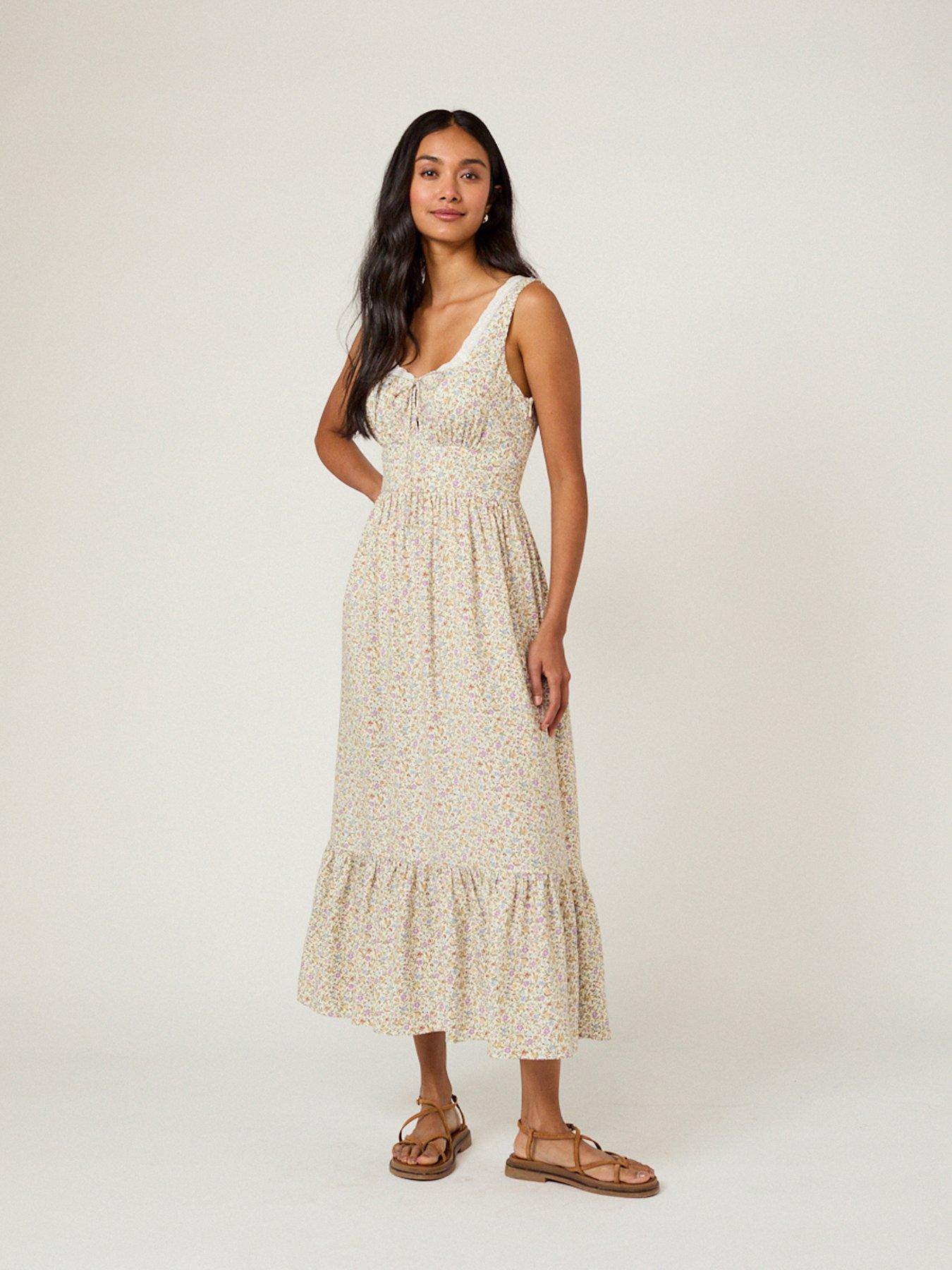 Nobodys Child Heather Midi Dress - White