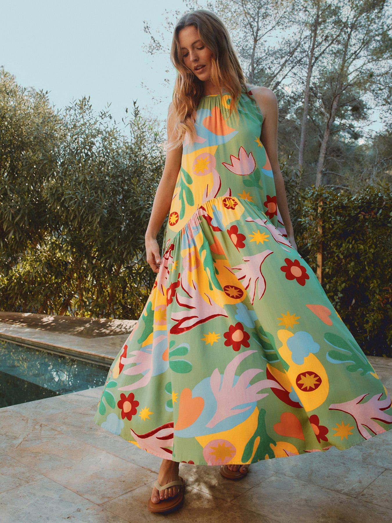 Albaray Tropique Print Maxi Dress - Multi