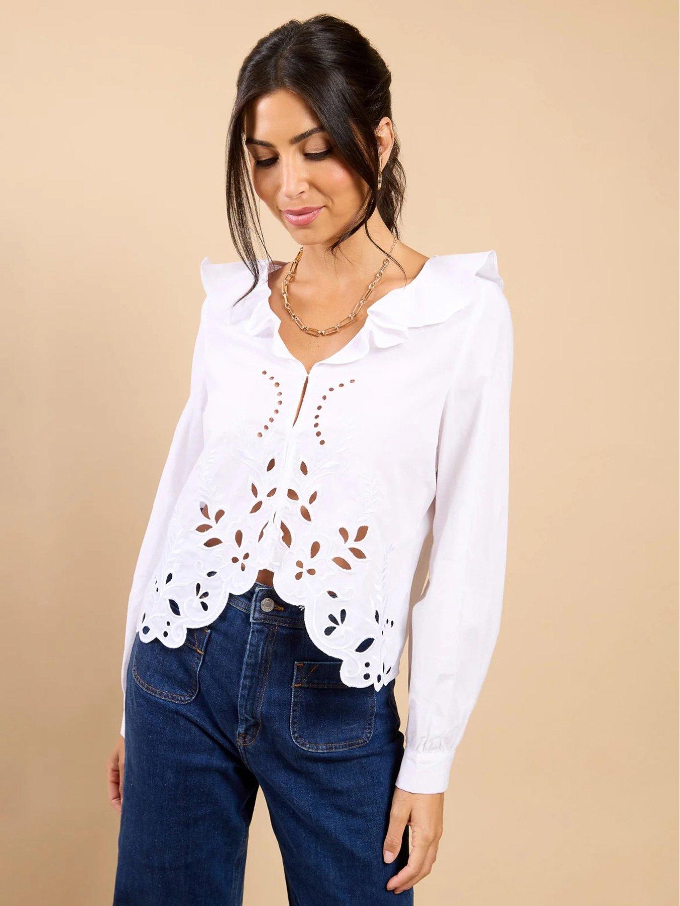 little-mistress-broderie-frill-top-white