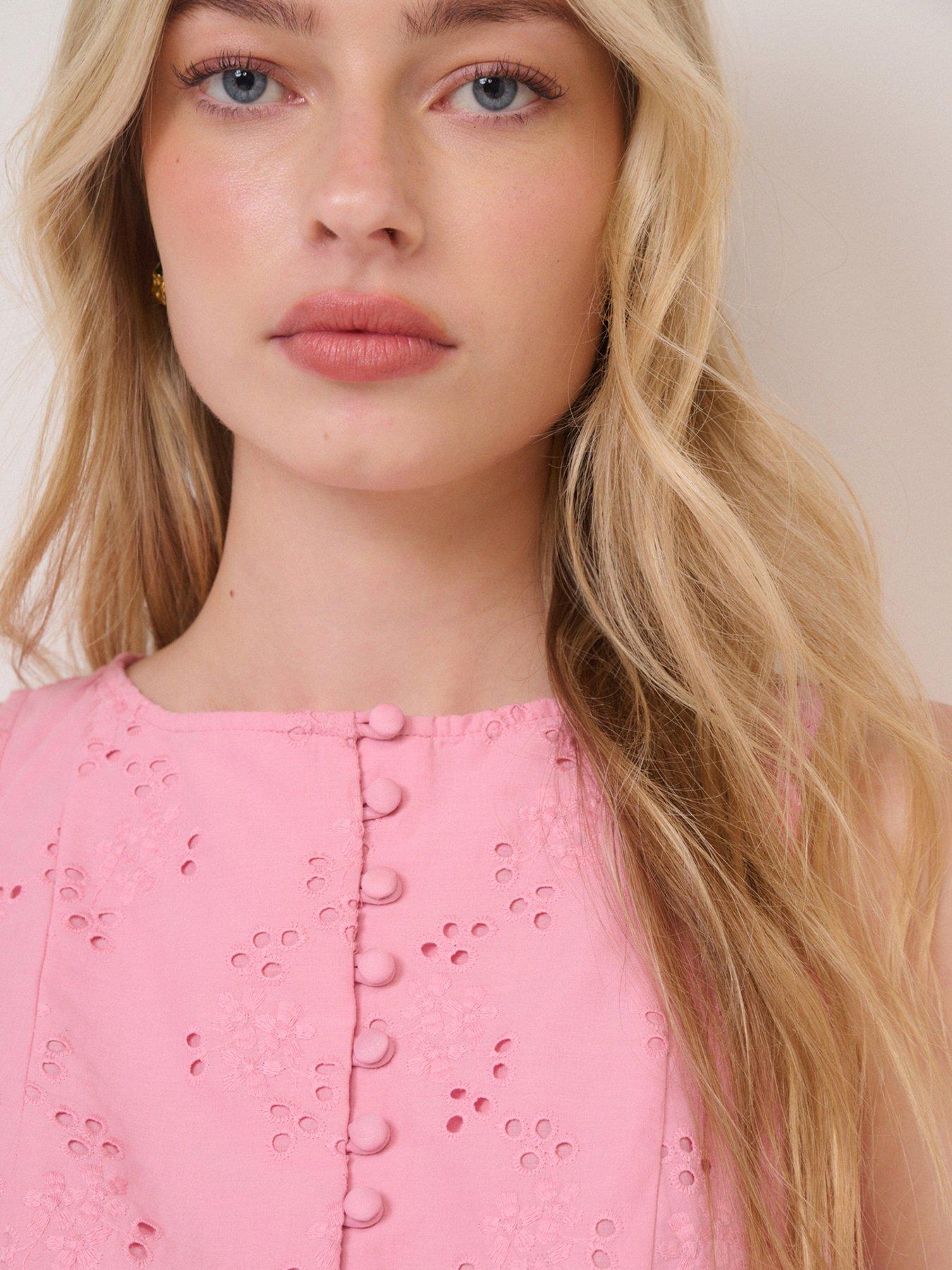 Image 4 of 5 of Nobodys Child Claudia Mini Dress - Pink