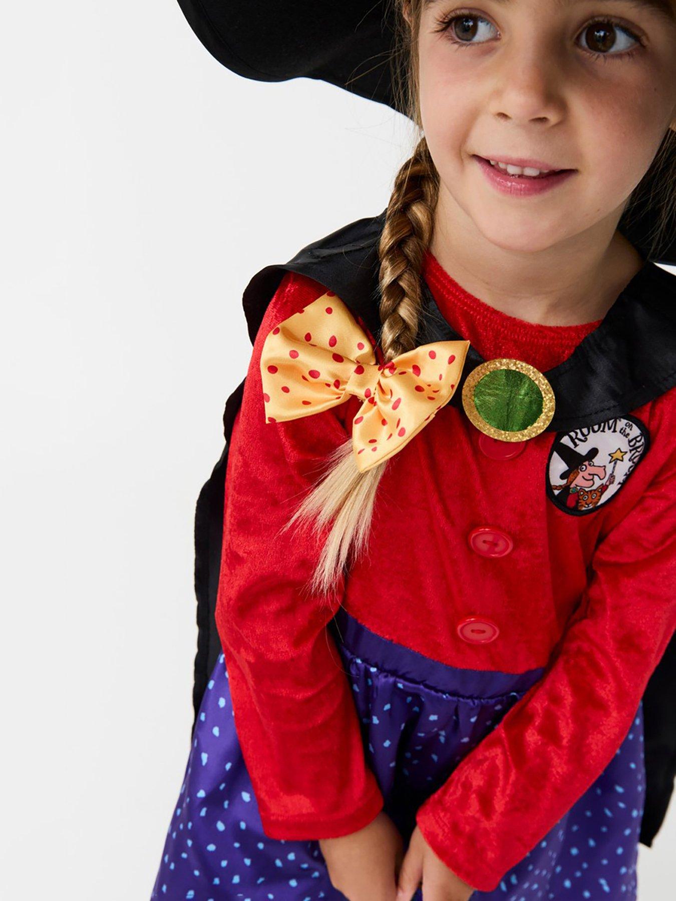 Image 4 of 5 of Child Witch On A Broom Costume