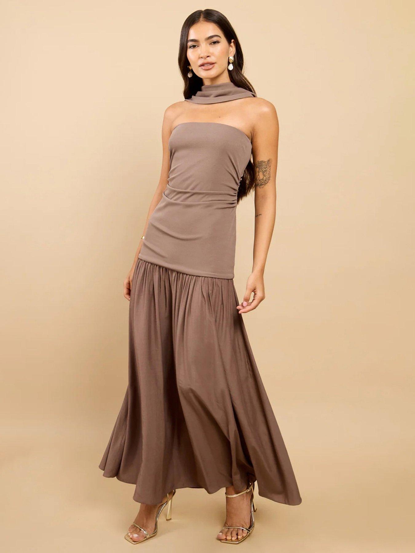 little-mistress-dropped-waist-maxi-dress-mink