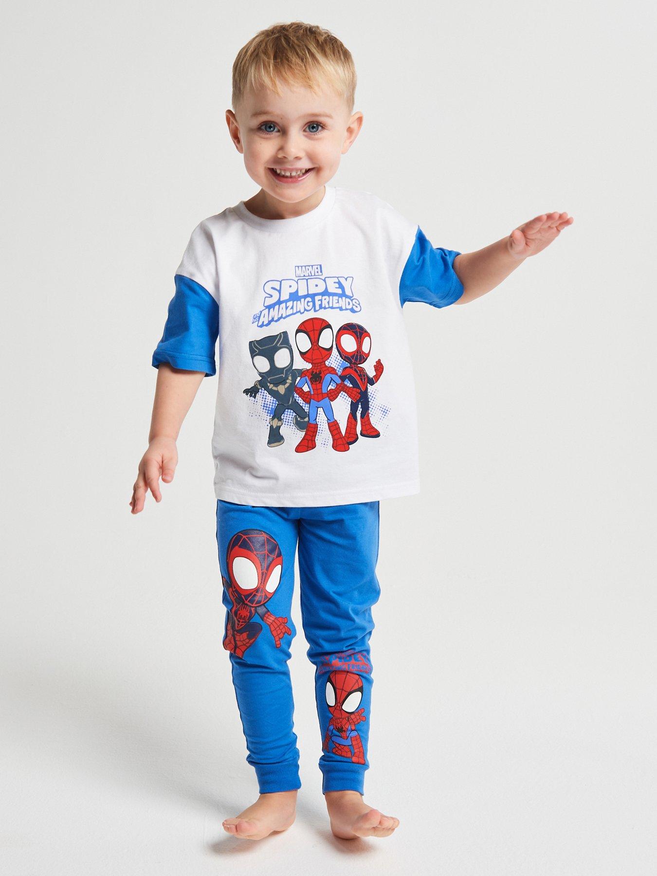  image of brand-threads-spidey-and-friends-long-leg-pyjama