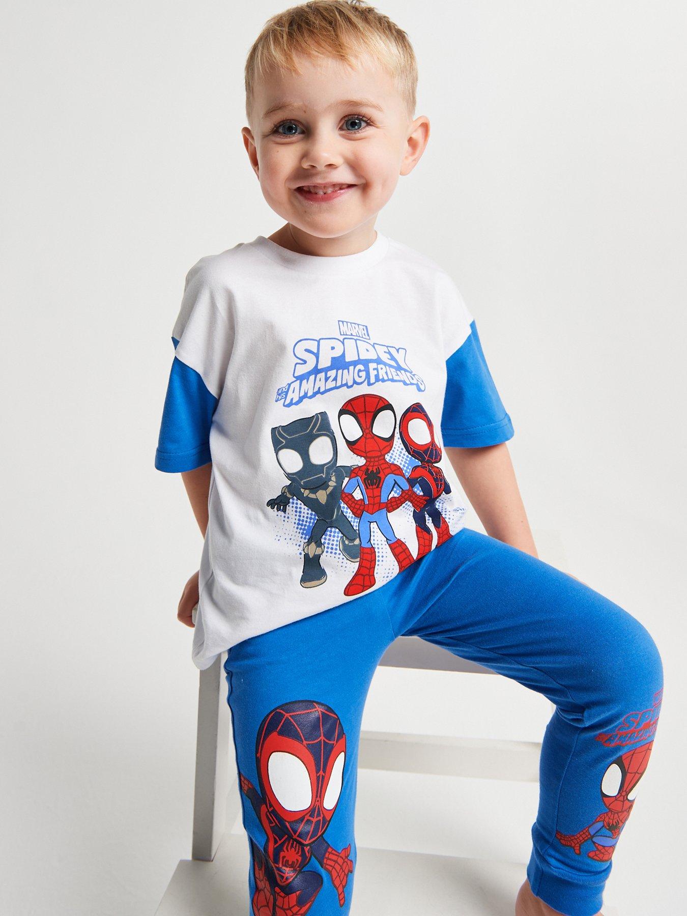  image of brand-threads-spidey-and-friends-long-leg-pyjama