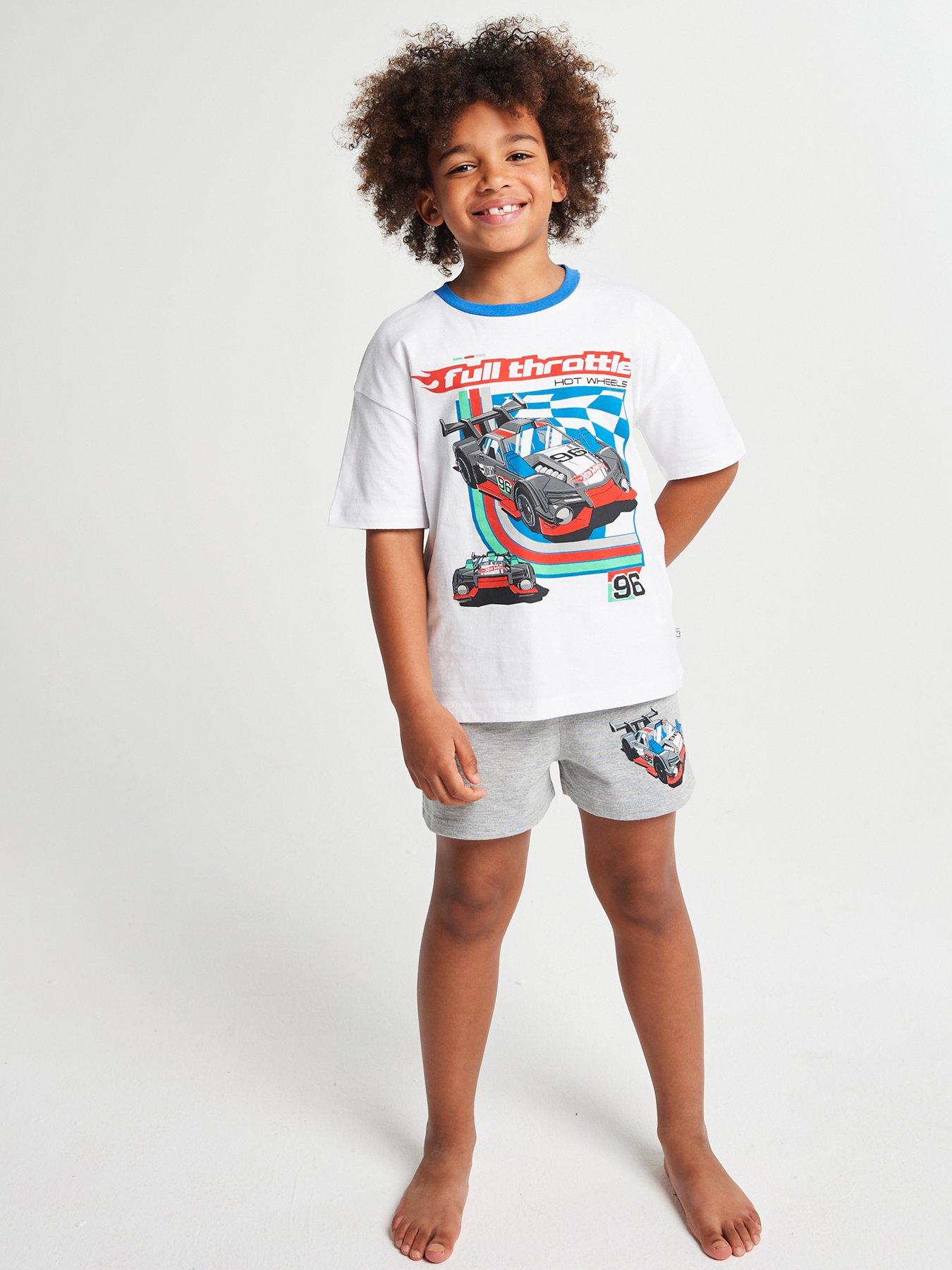 brand-threads-hot-wheels-boys-short-pyjama-set