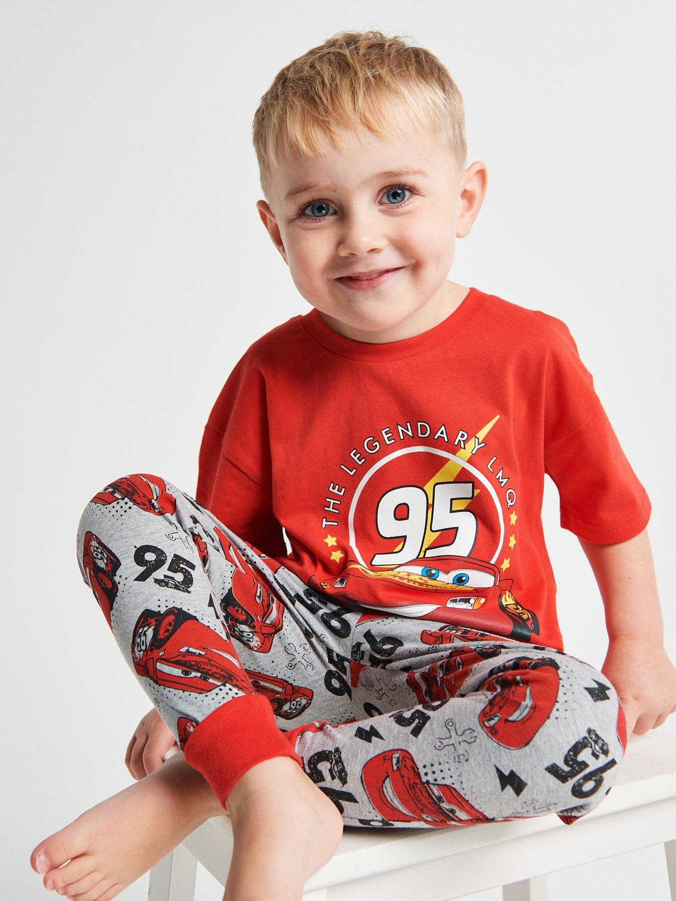 Image 4 of 6 of Brand Threads Cars Boys Trans Pyjama Set