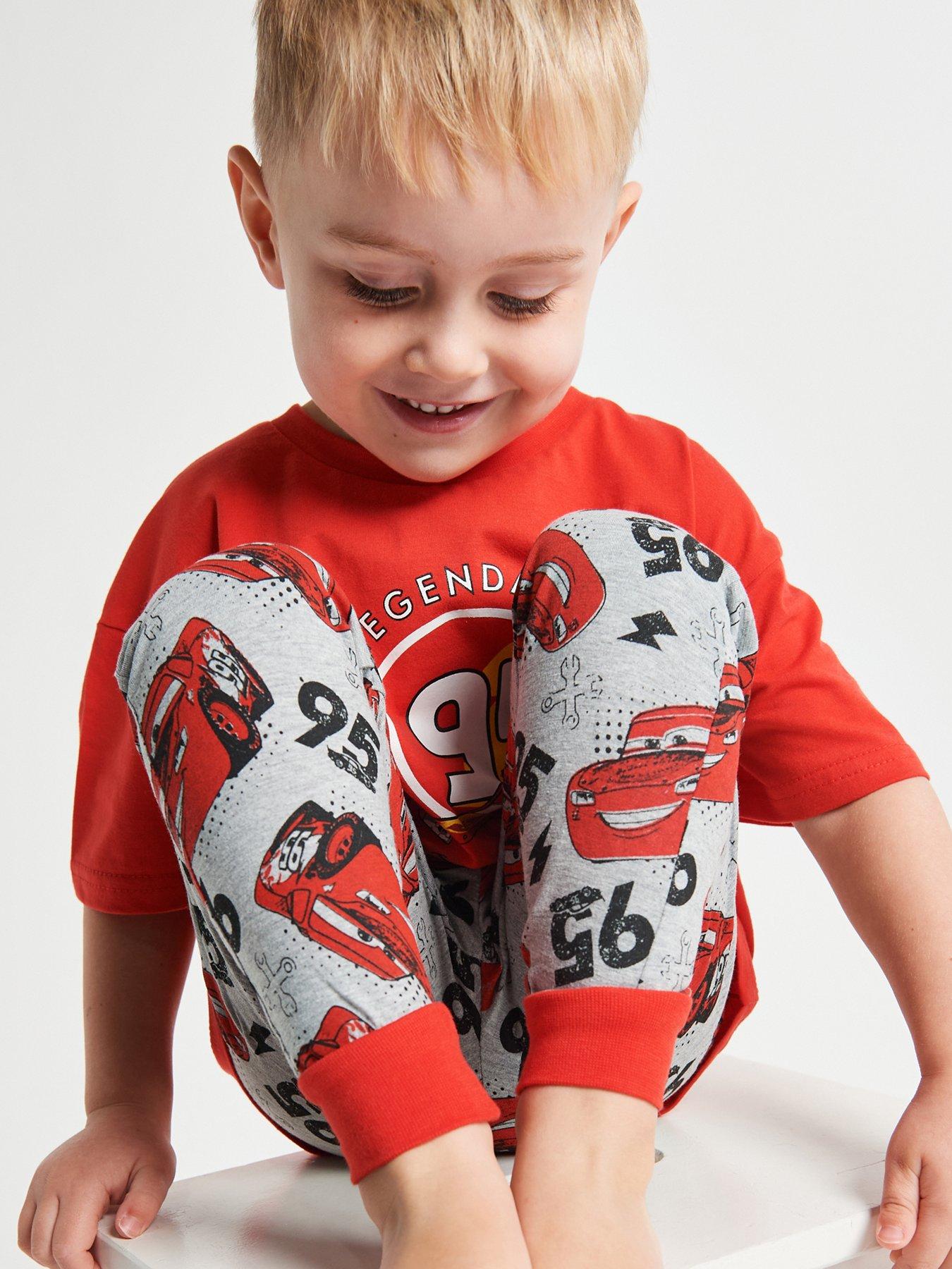 Image 6 of 6 of Brand Threads Cars Boys Trans Pyjama Set