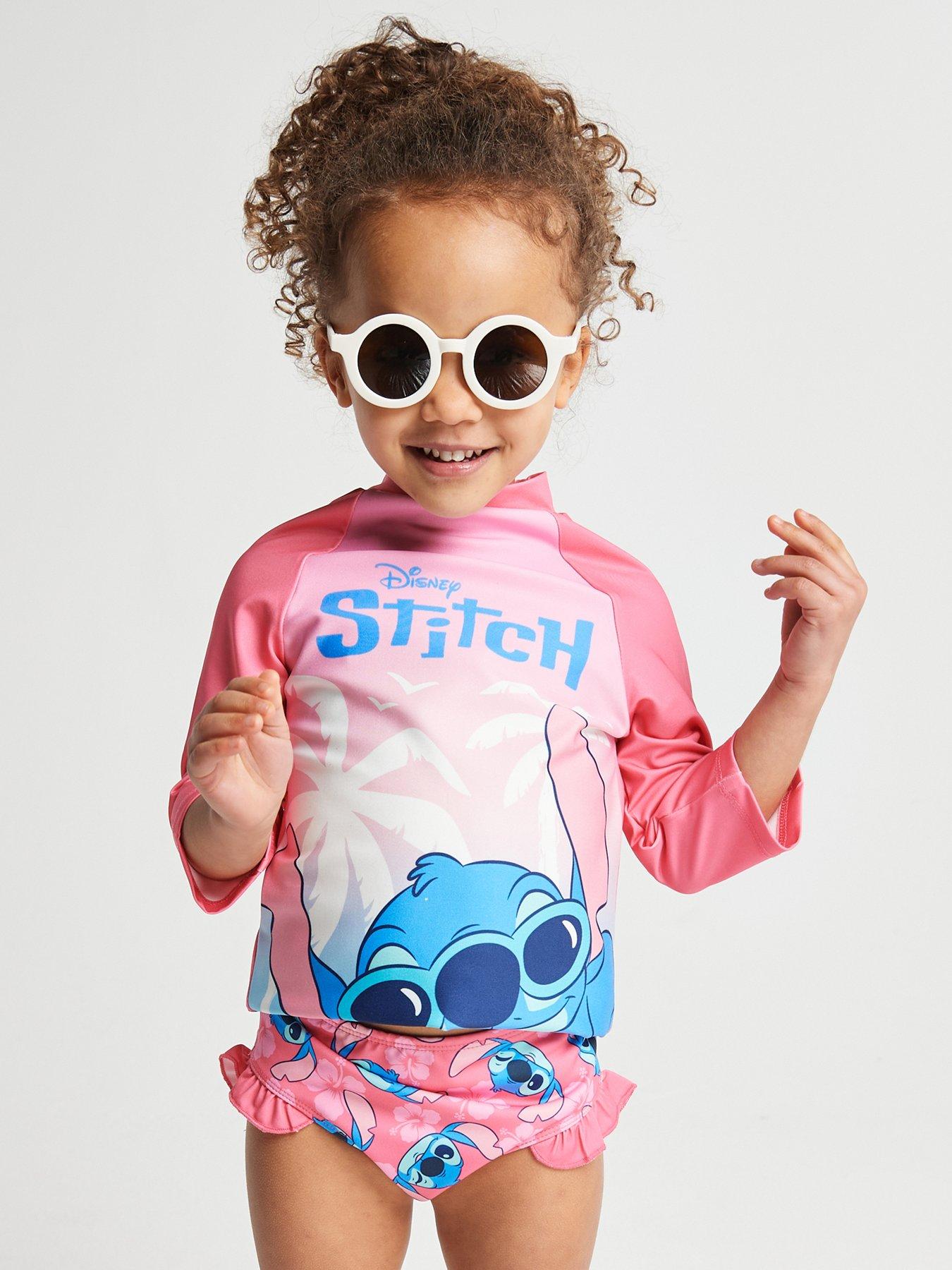 Image 5 of 6 of Brand Threads Girls Stitch Swim Set