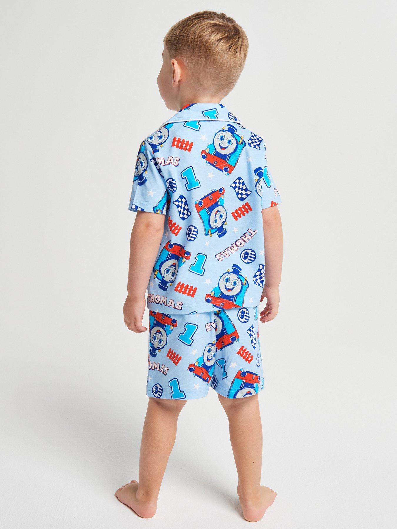  image of brand-threads-thomas-the-tank-boys-short-pyjama-set