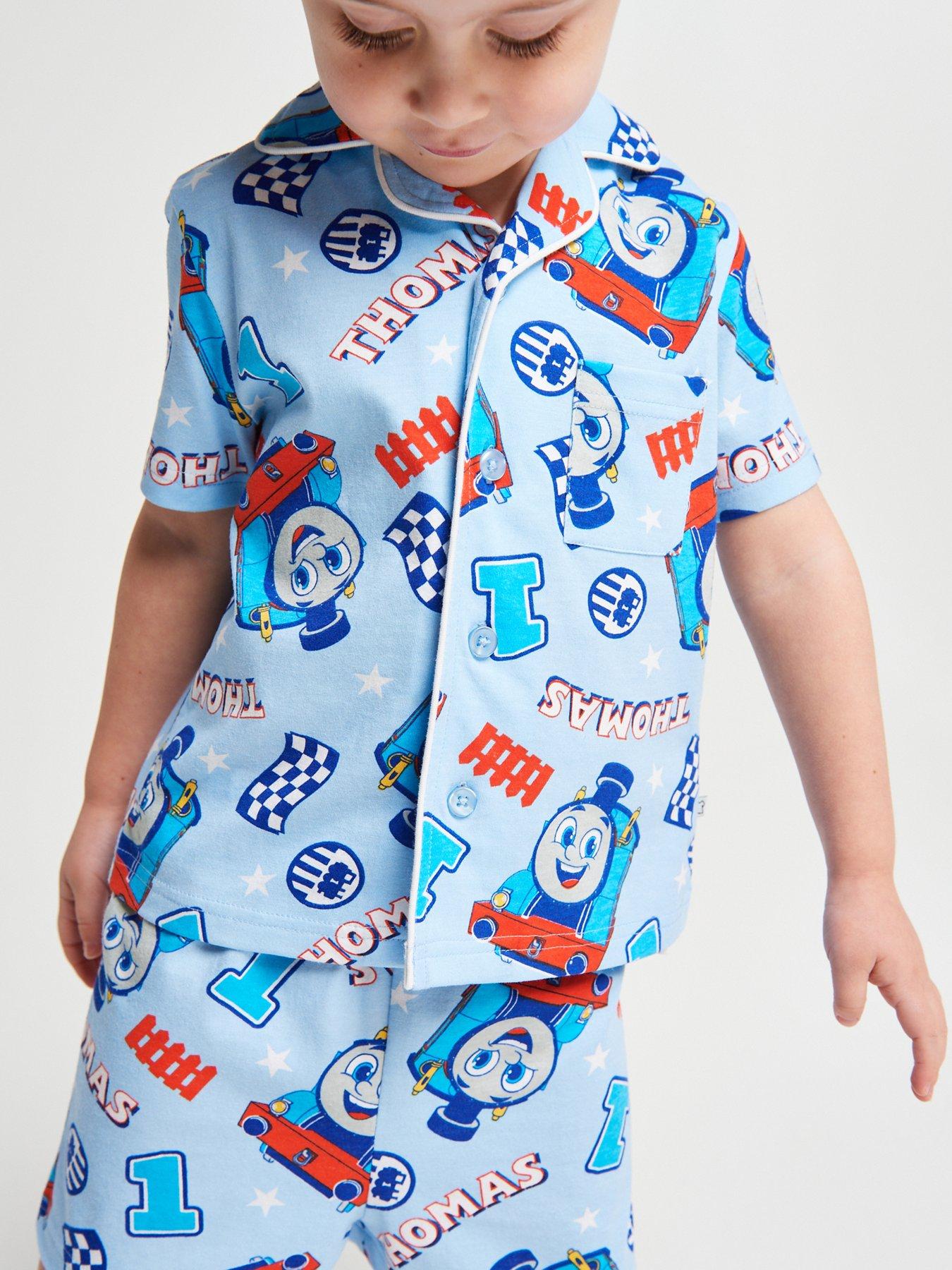  image of brand-threads-thomas-the-tank-boys-short-pyjama-set