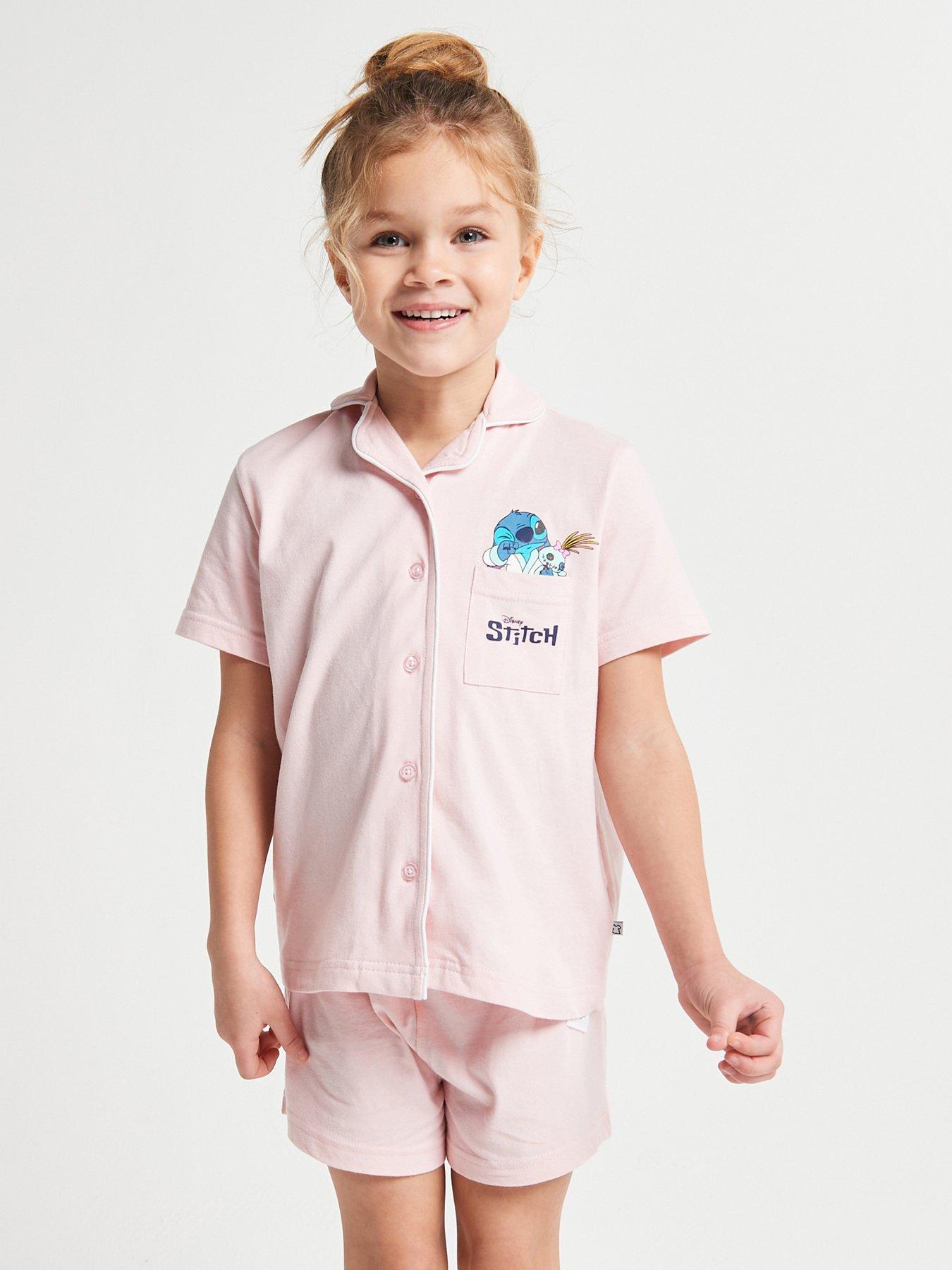 Brand Threads Stitch Girls Short Pyjama Set