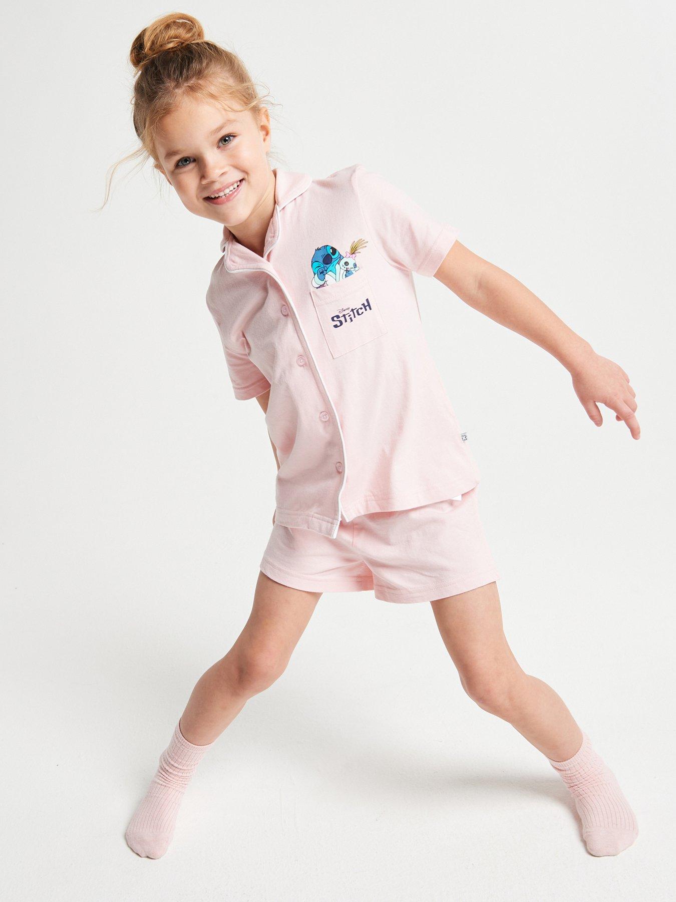 Image 3 of 6 of Brand Threads Stitch Girls Short Pyjama Set