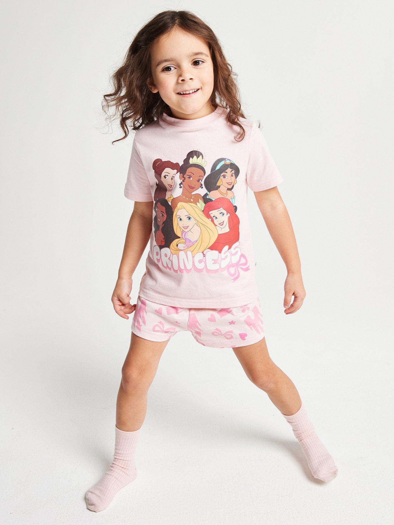 Brand Threads Disney Princess Shorty Pyjama Set