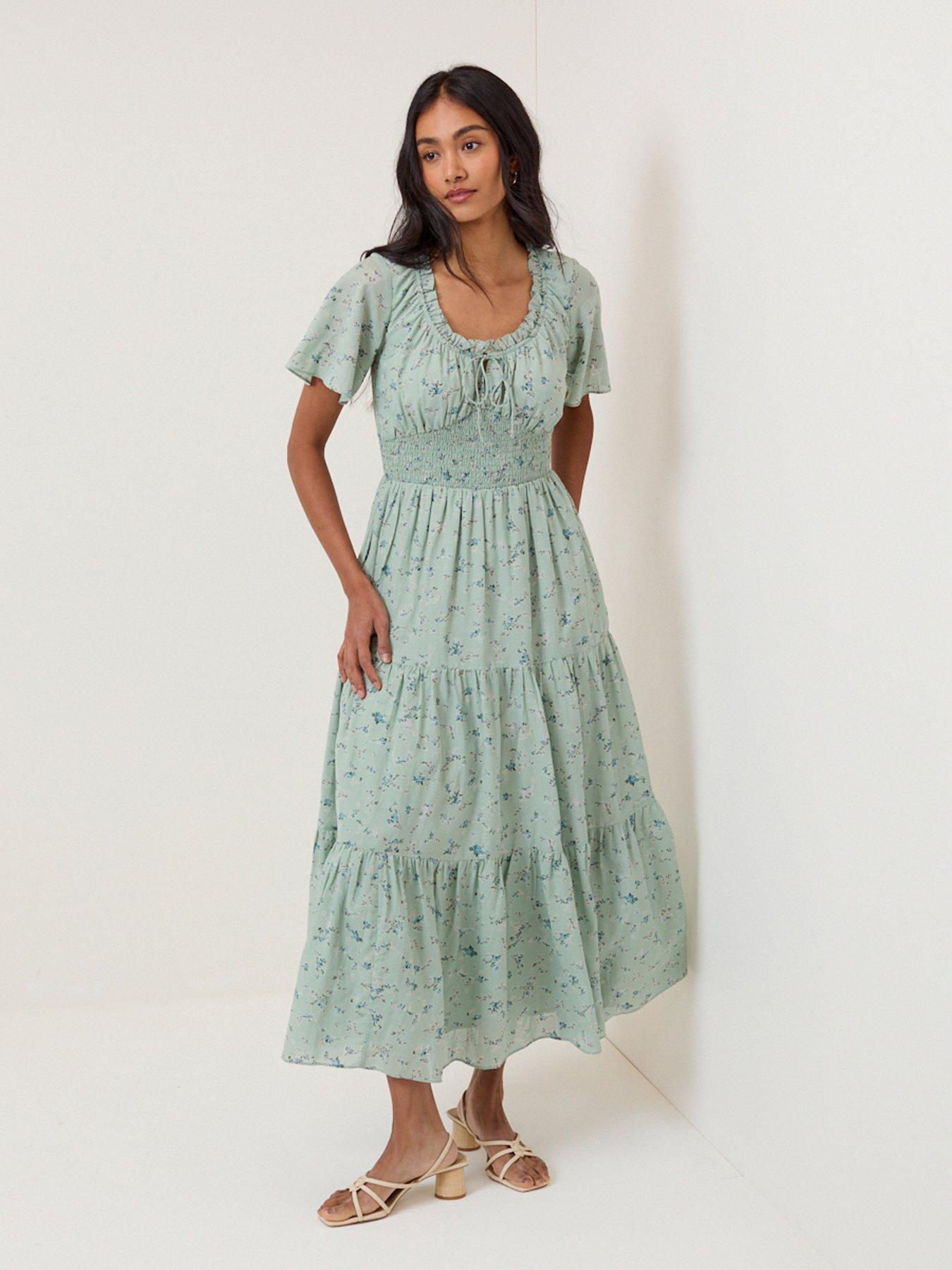 Nobodys Child Caliope Midi Dress - Blue