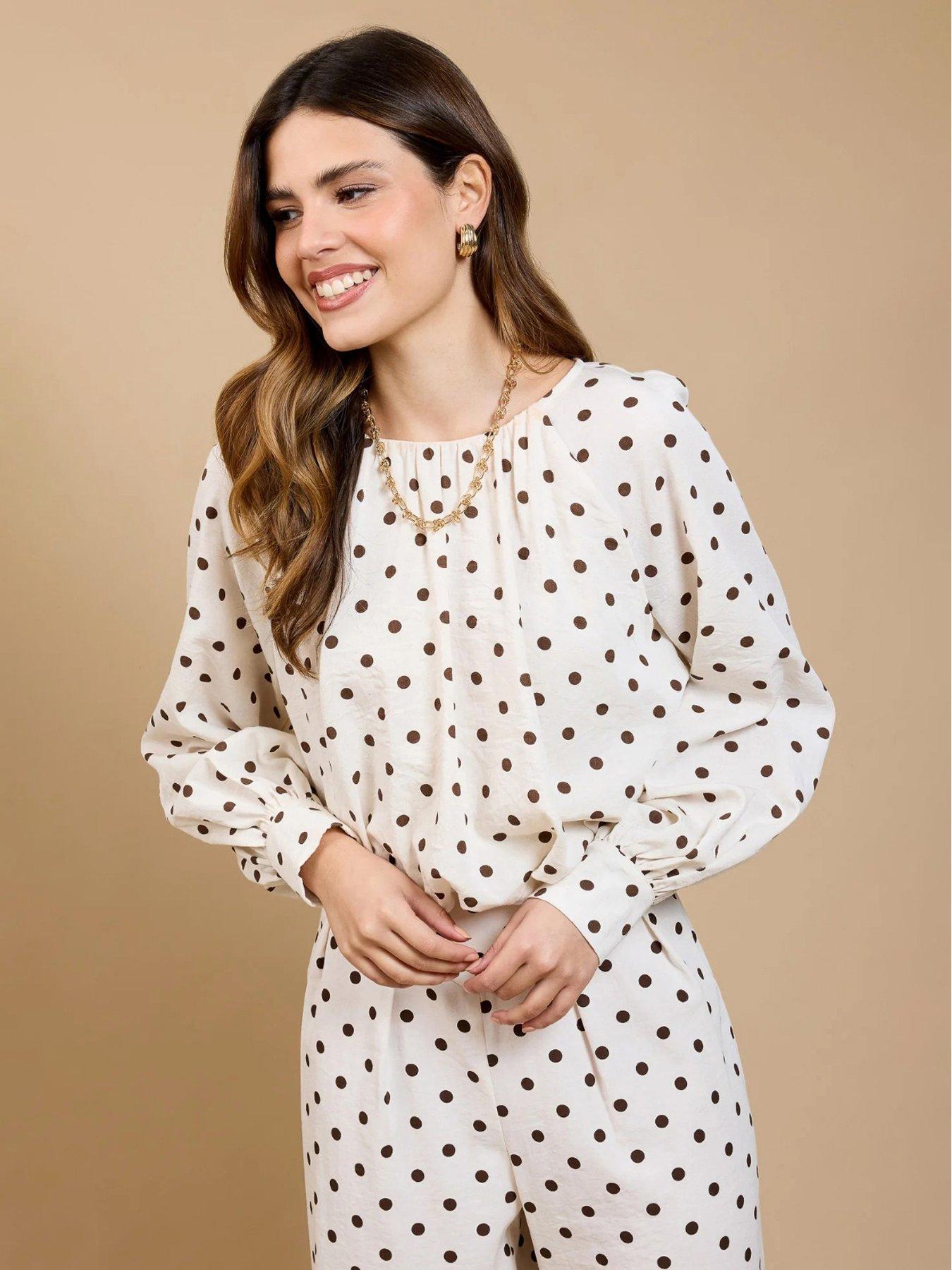Little Mistress Polka Dot Balloon Co-ord Top