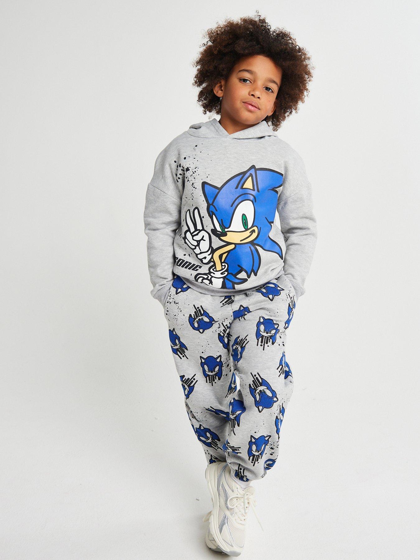  image of brand-threads-sonic-the-hedgehog-boys-jogger-set